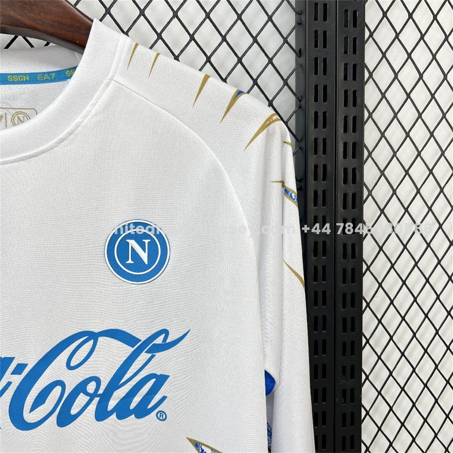 unitedfutballjersey-Napoli 25-26 CocaCola White Special Jersey - Fans Version