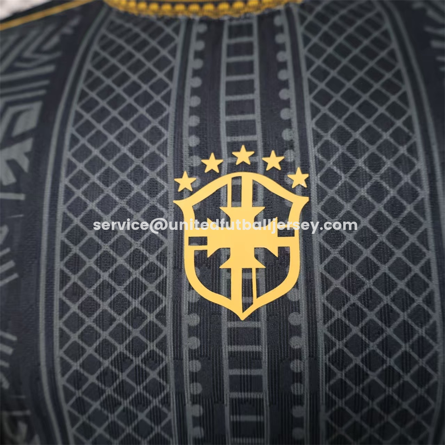 unitedfutballjersey-Brazil 2026 COMMA Black Neymar Special Jersey - Player Version