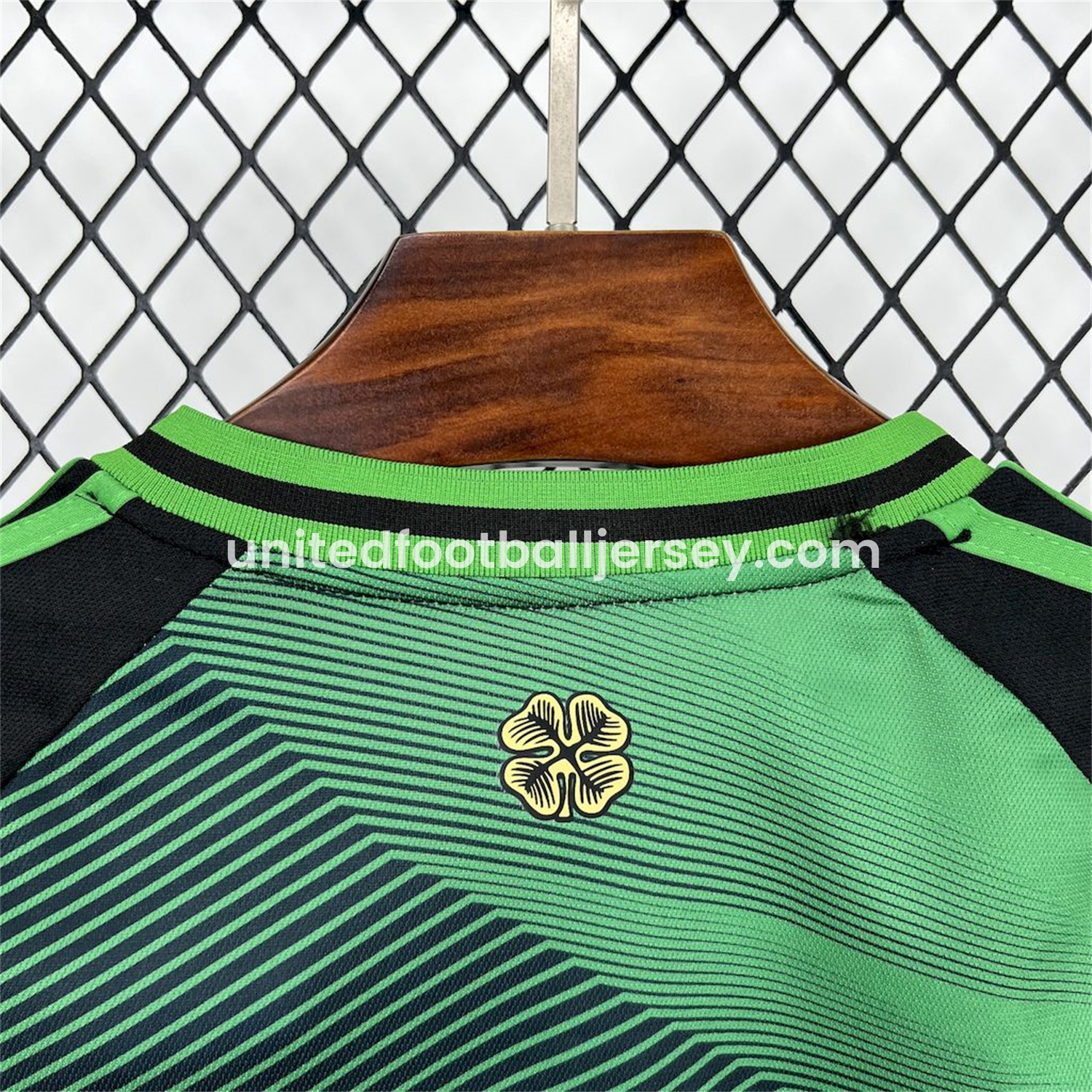 unitedfutballjersey-Celtic 25-26 Green Lines Special Edition Jersey - Fans Version