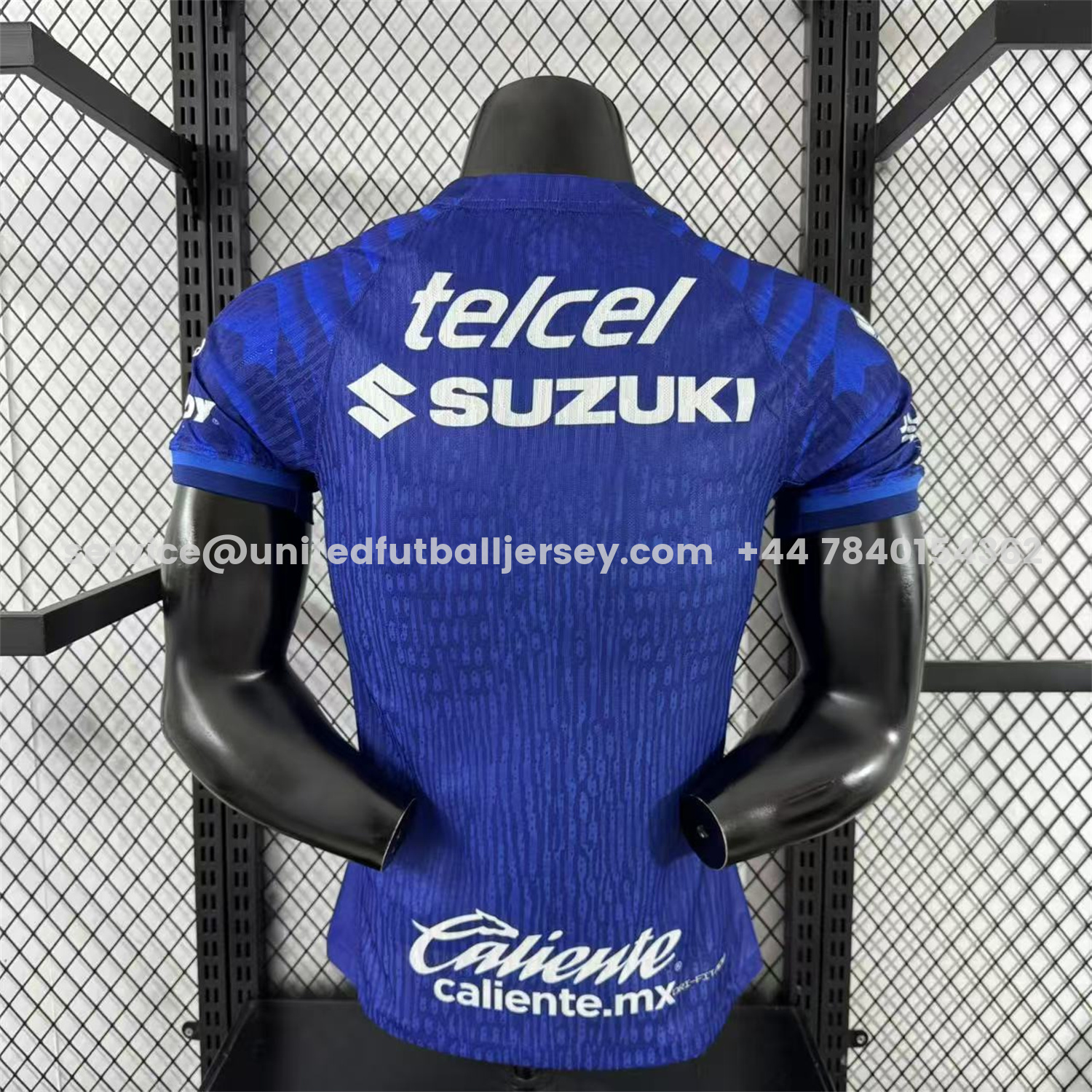 unitedfutballjersey-Pumas UNAM 25-26 Away Blue Jersey - Player Version