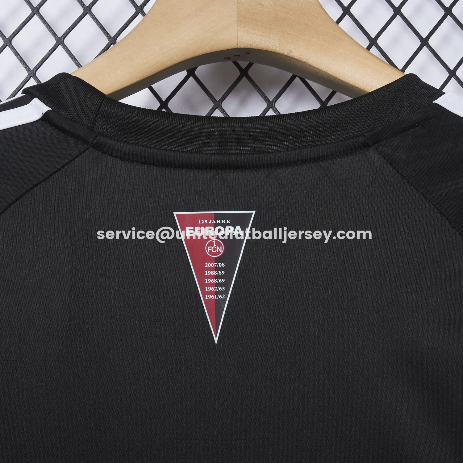 unitedfutballjersey-Nürnberg 25-26 Black 125-Year Anniversary Jersey - Fans Version