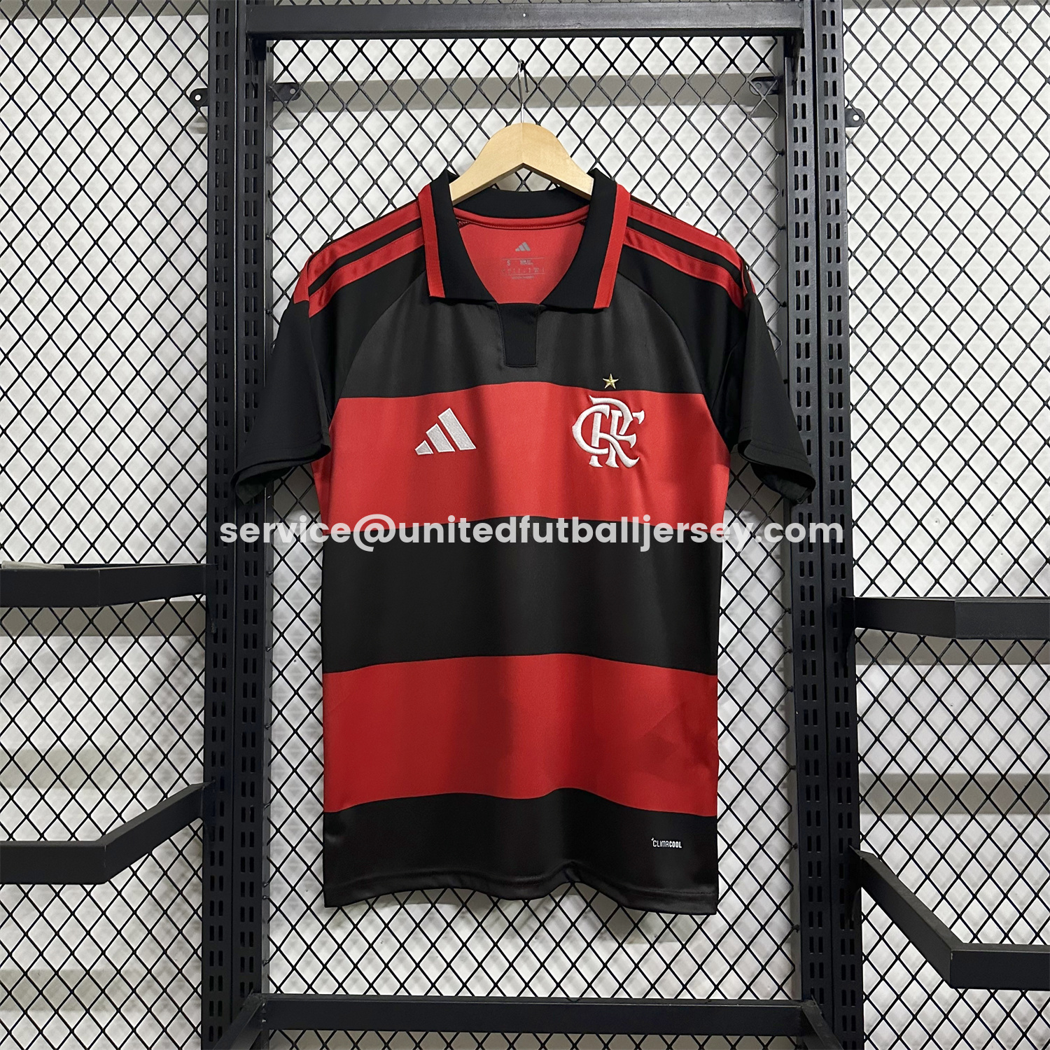 unitedfutballjersey-Flamengo 26-27 Home Unsponsored Jersey - Fans Version