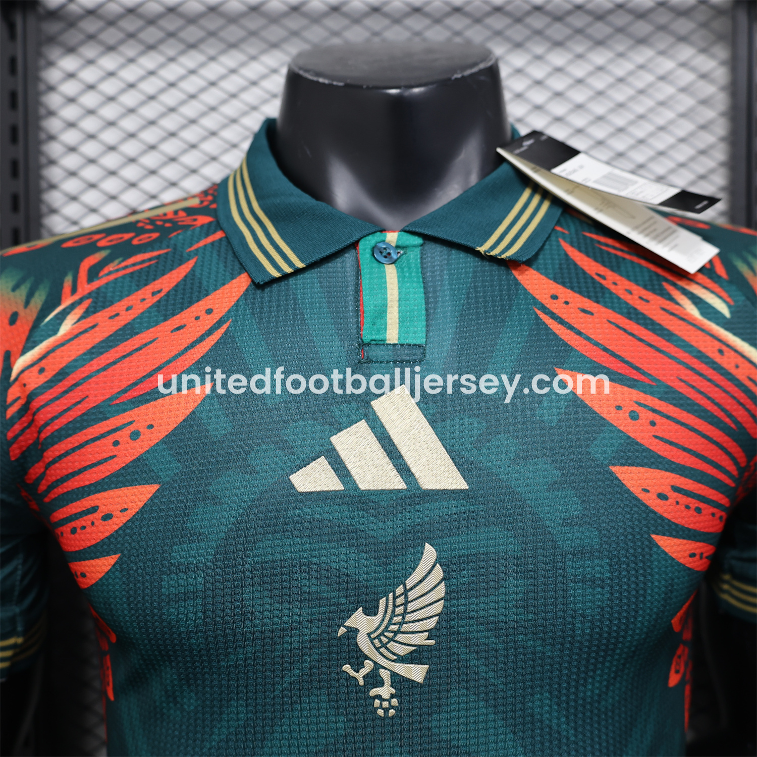 unitedfutballjersey-Mexico 2025 Red Eagle Special Edition Green Jersey - Player Version