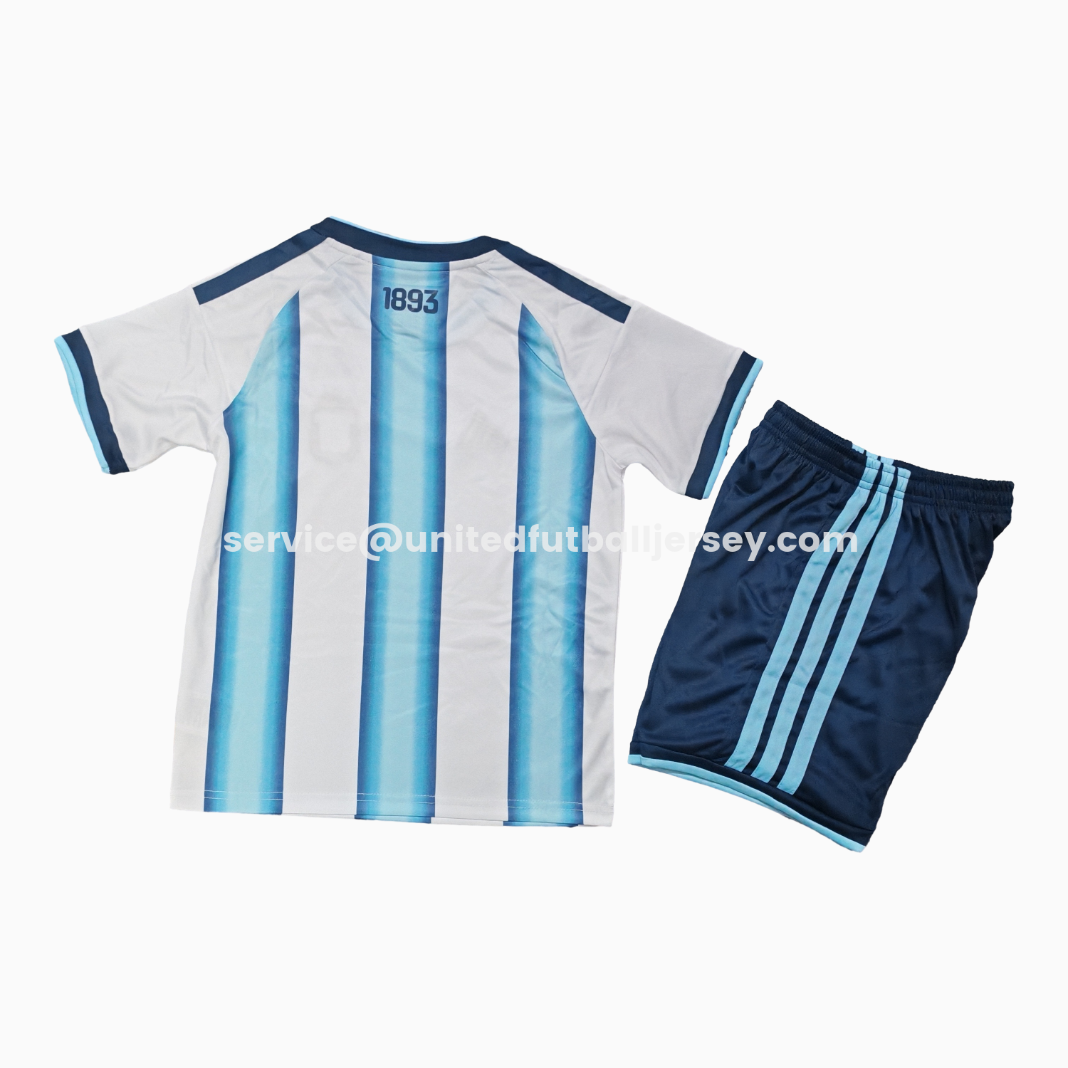 unitedfutballjersey-Argentina 2026 Home Kids Kit - Without Chest Patch