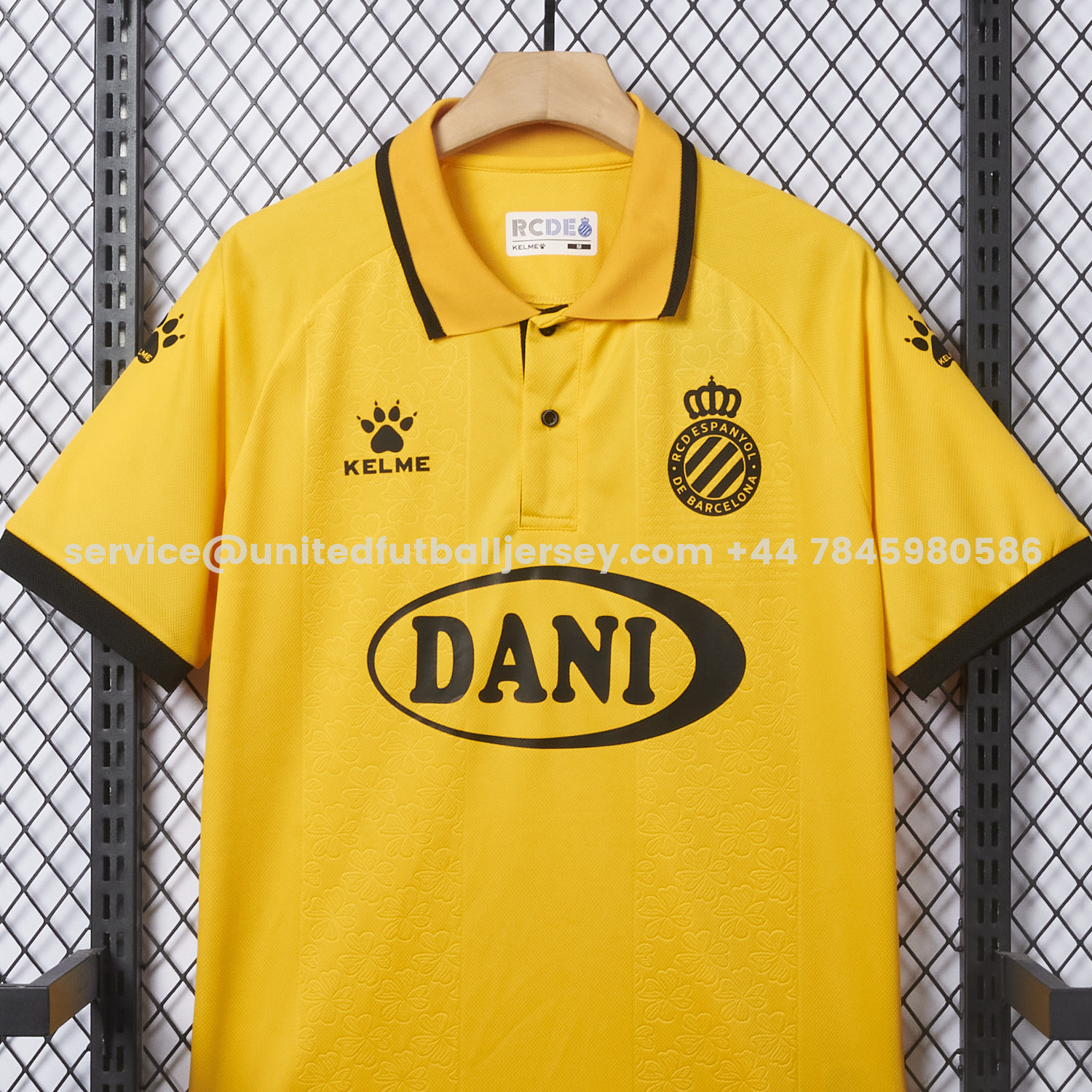 unitedfutballjersey-RCD Espanyol 25-26 125th Anniversary Yellow Jersey - Fans Version
