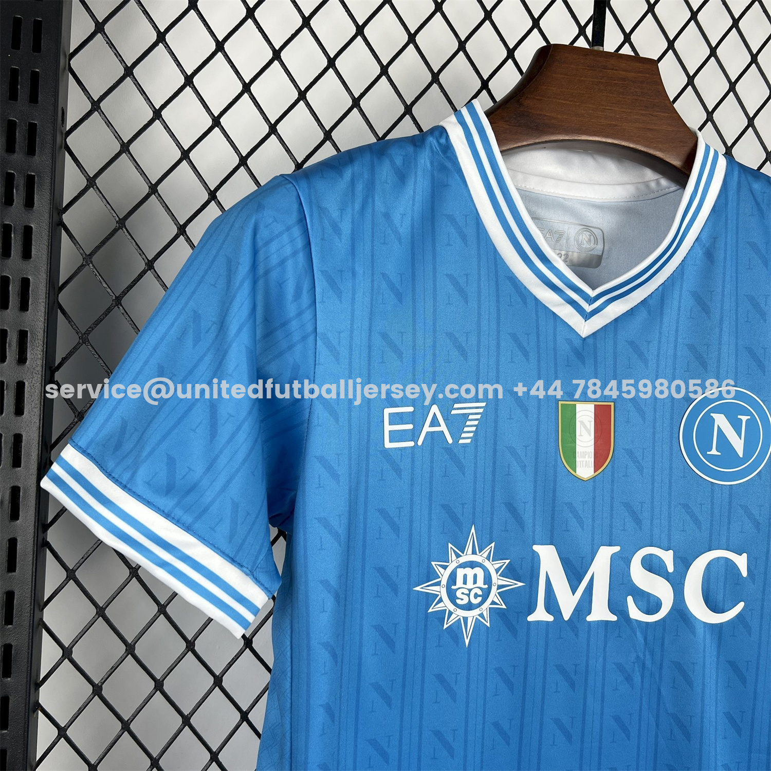 unitedfutballjersey-Napoli 25-26 Home Kids Kit