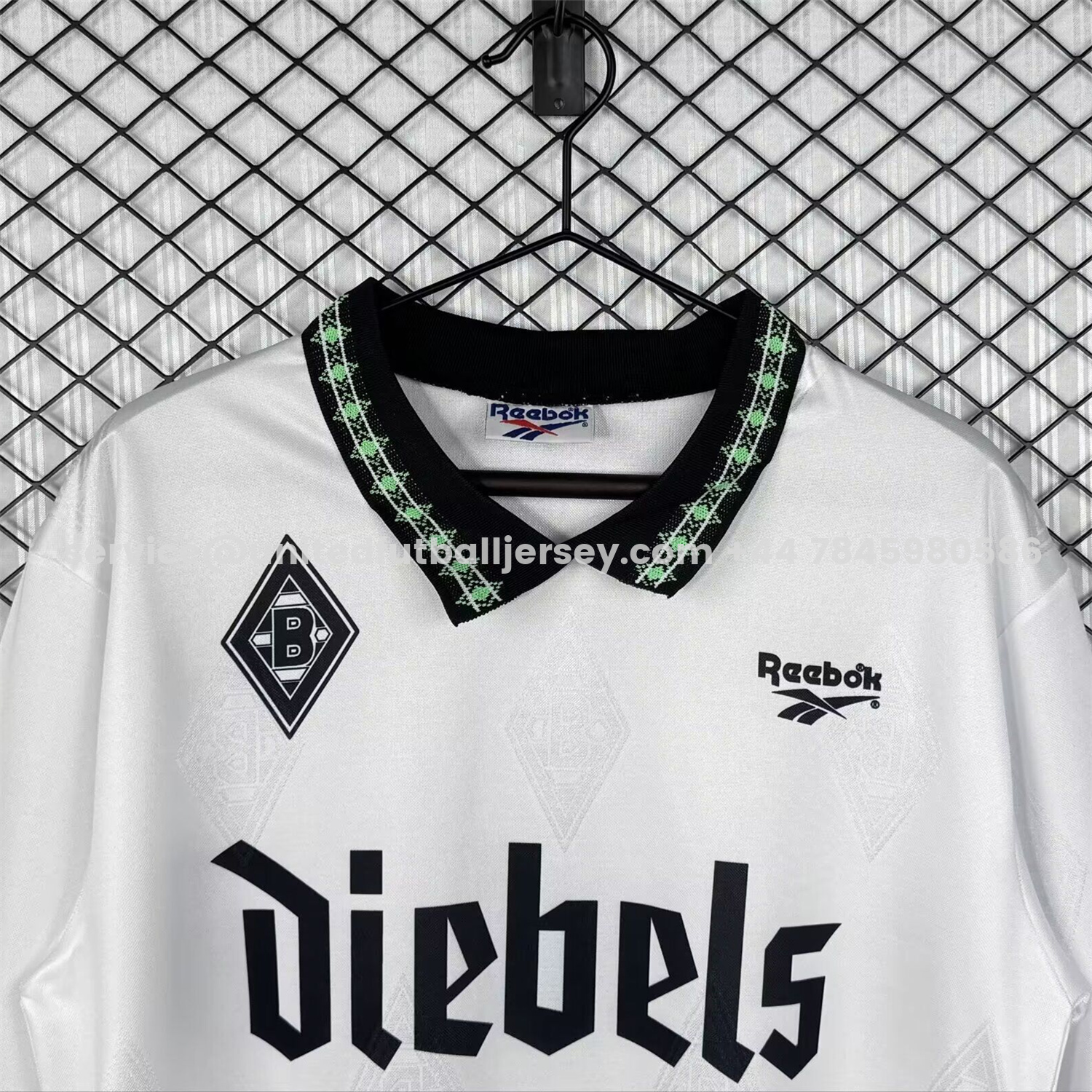 unitedfutballjersey-Retro Borussia Mönchengladbach 1995-96 Home Long Sleeves Jersey