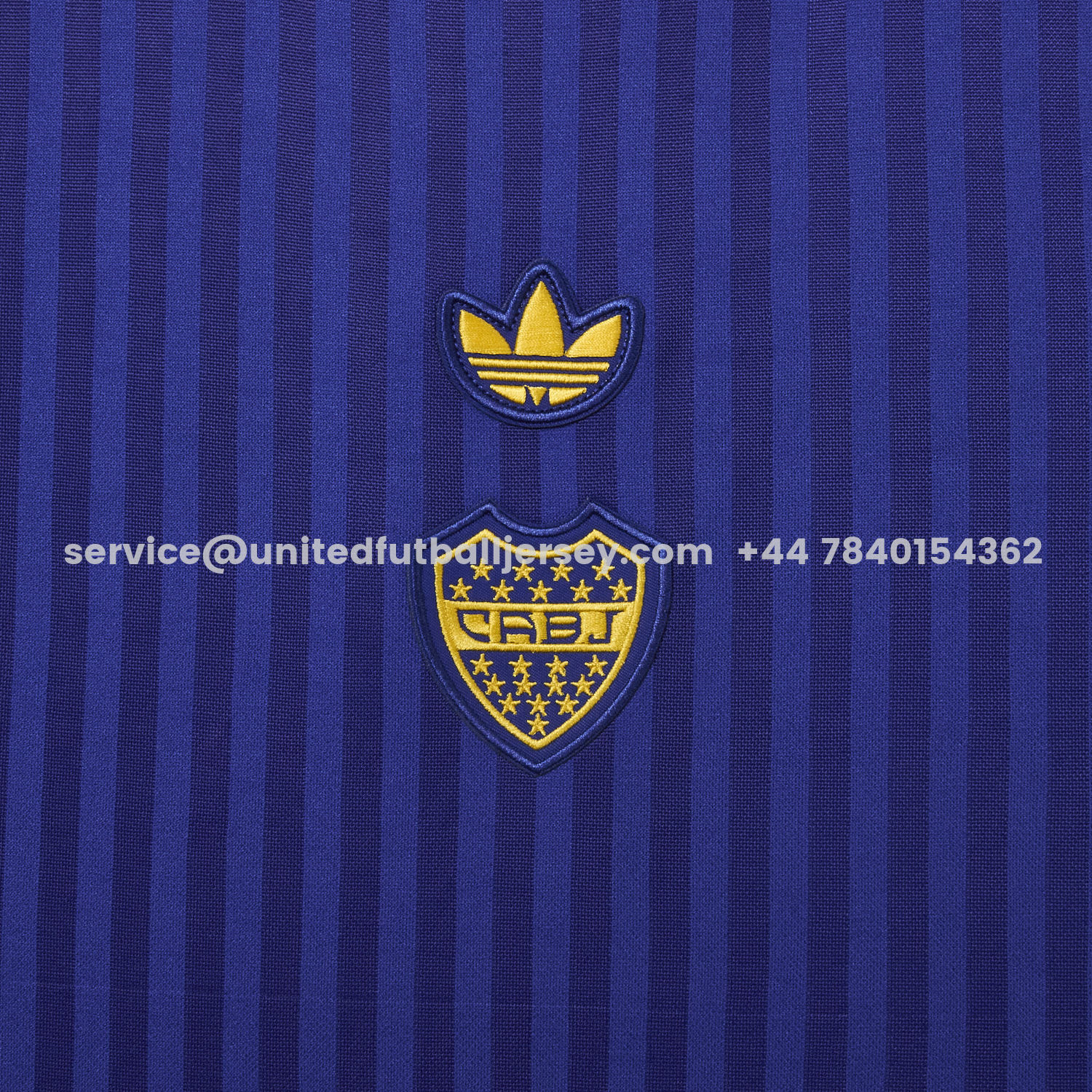 unitedfutballjersey-Boca 25-26 Originals Terrace Icon Blue Polo Jersey