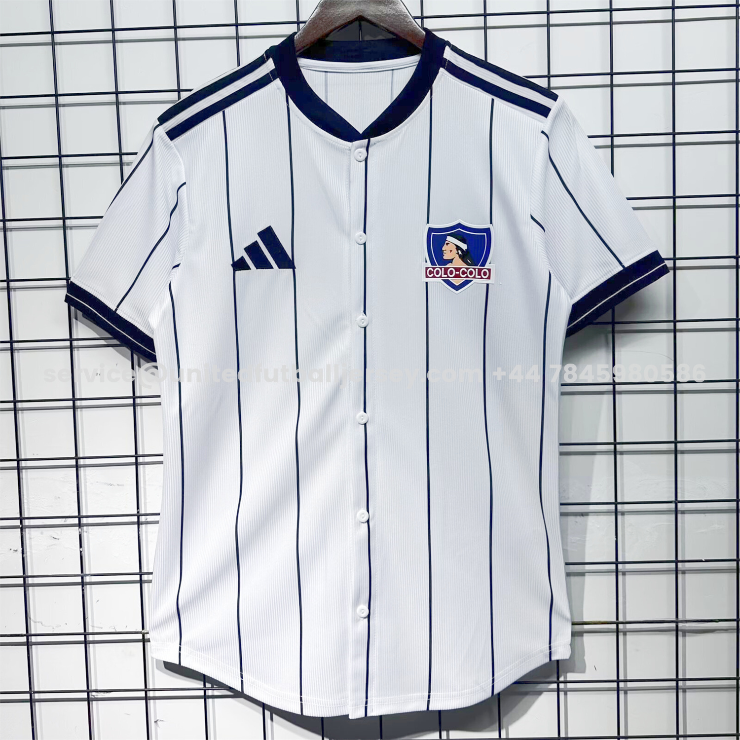 unitedfutballjersey-Colo Colo 25-26 White Baseball Jersey
