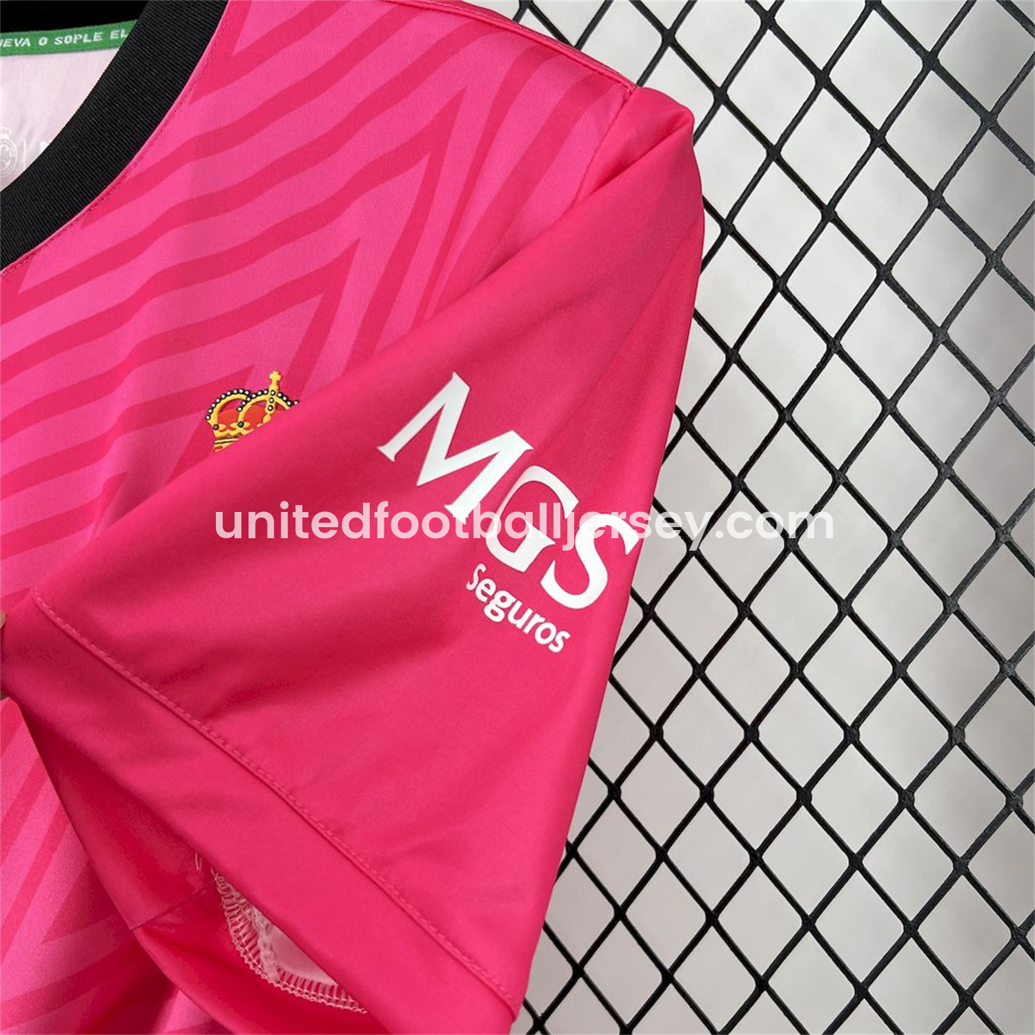 unitedfutballjersey-Racing de Santander 24-25 Pink Goalkeeper Jersey - Fans Version