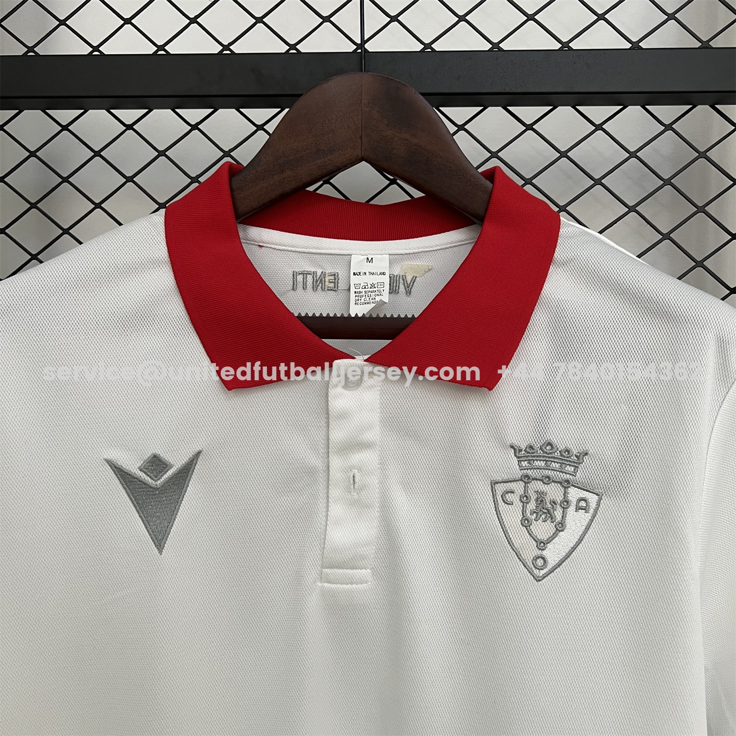unitedfutballjersey-Osasuna 25-26 White Special Polo Jersey - Fans Version
