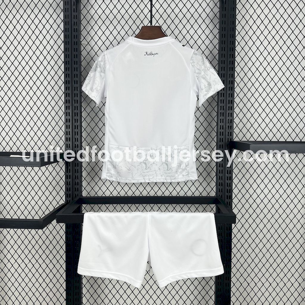 unitedfutballjersey-Manchester City 25-26 Away Kids Kit