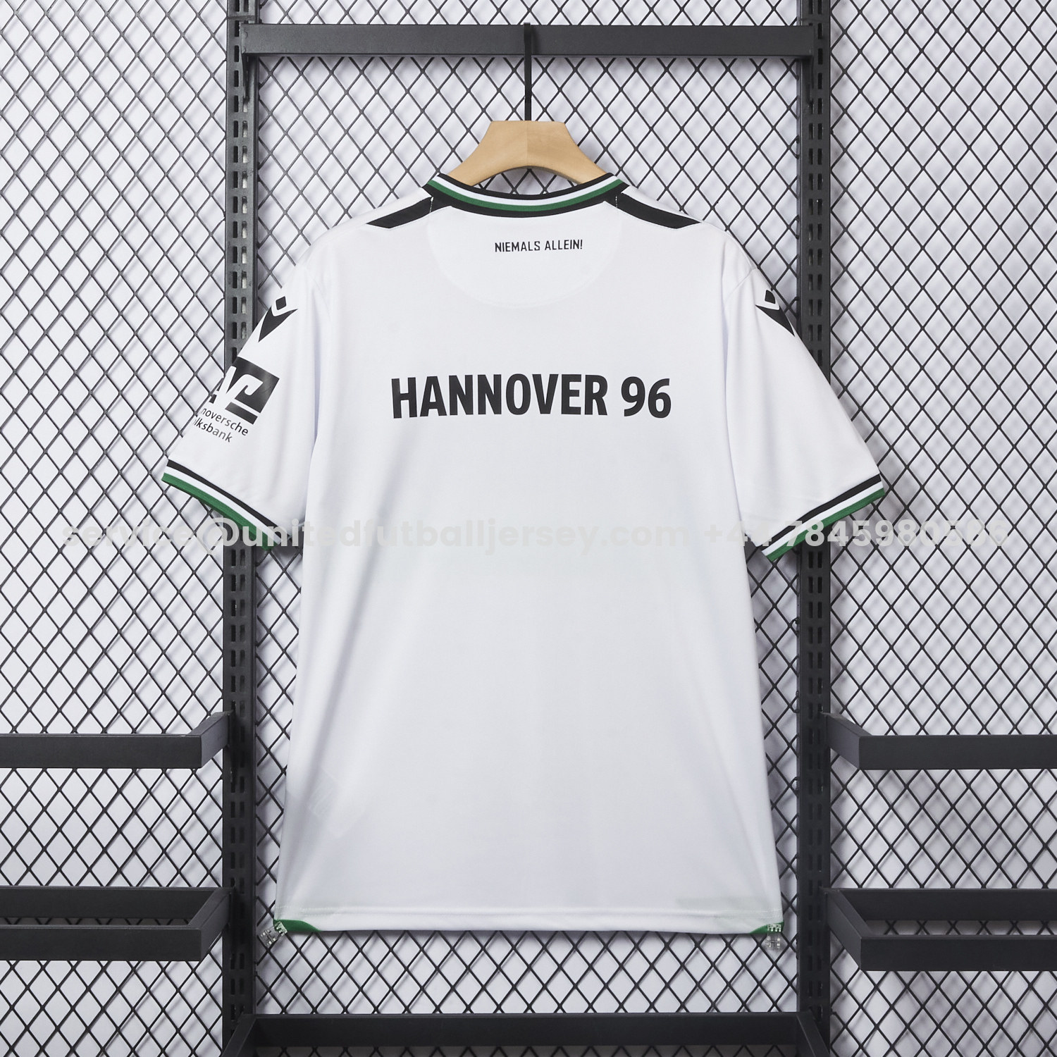 unitedfutballjersey-Hannover 96 25-26 Third White Jersey - Fans Version