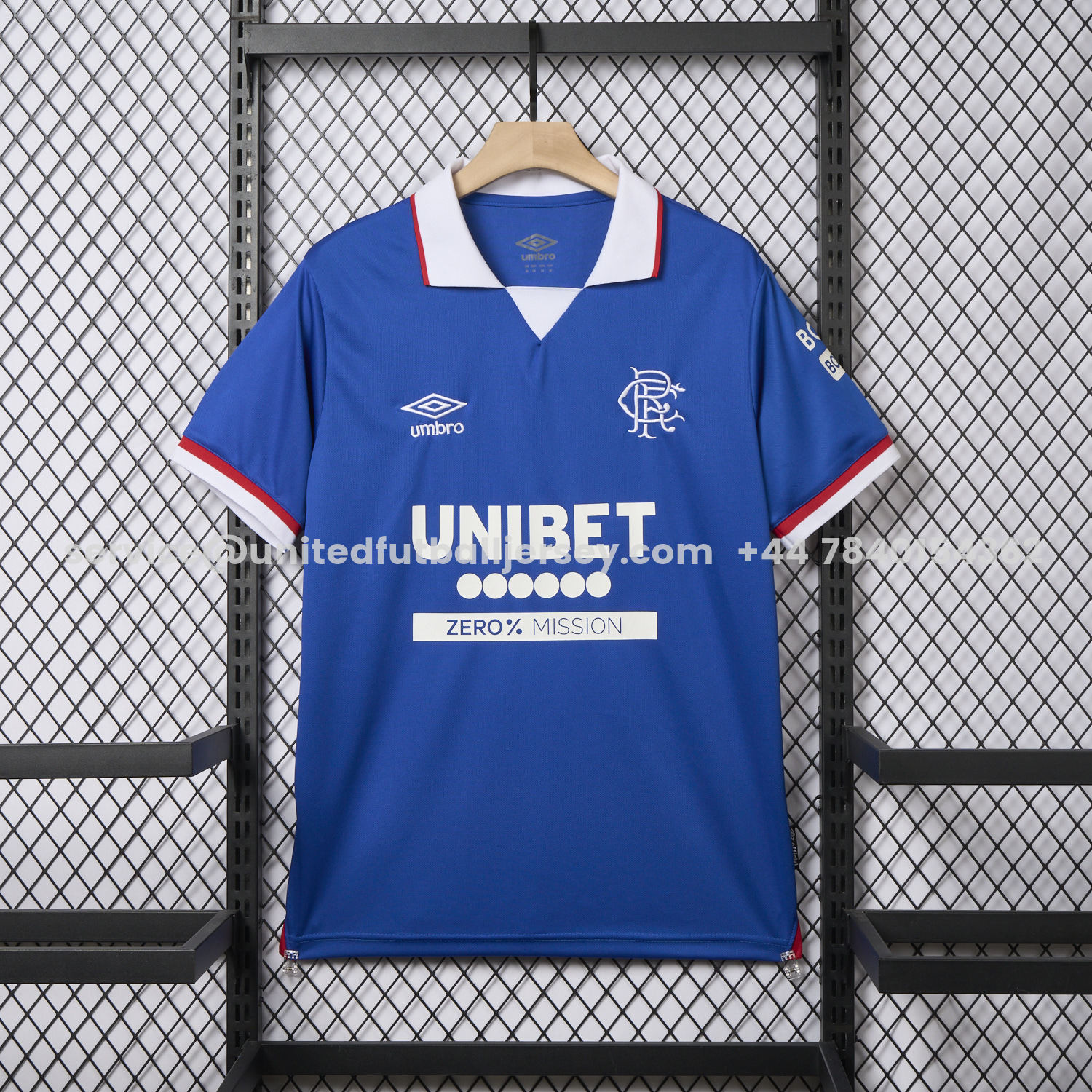 unitedfutballjersey-Glasgow Rangers 25-26 Home Jersey - Fans Version