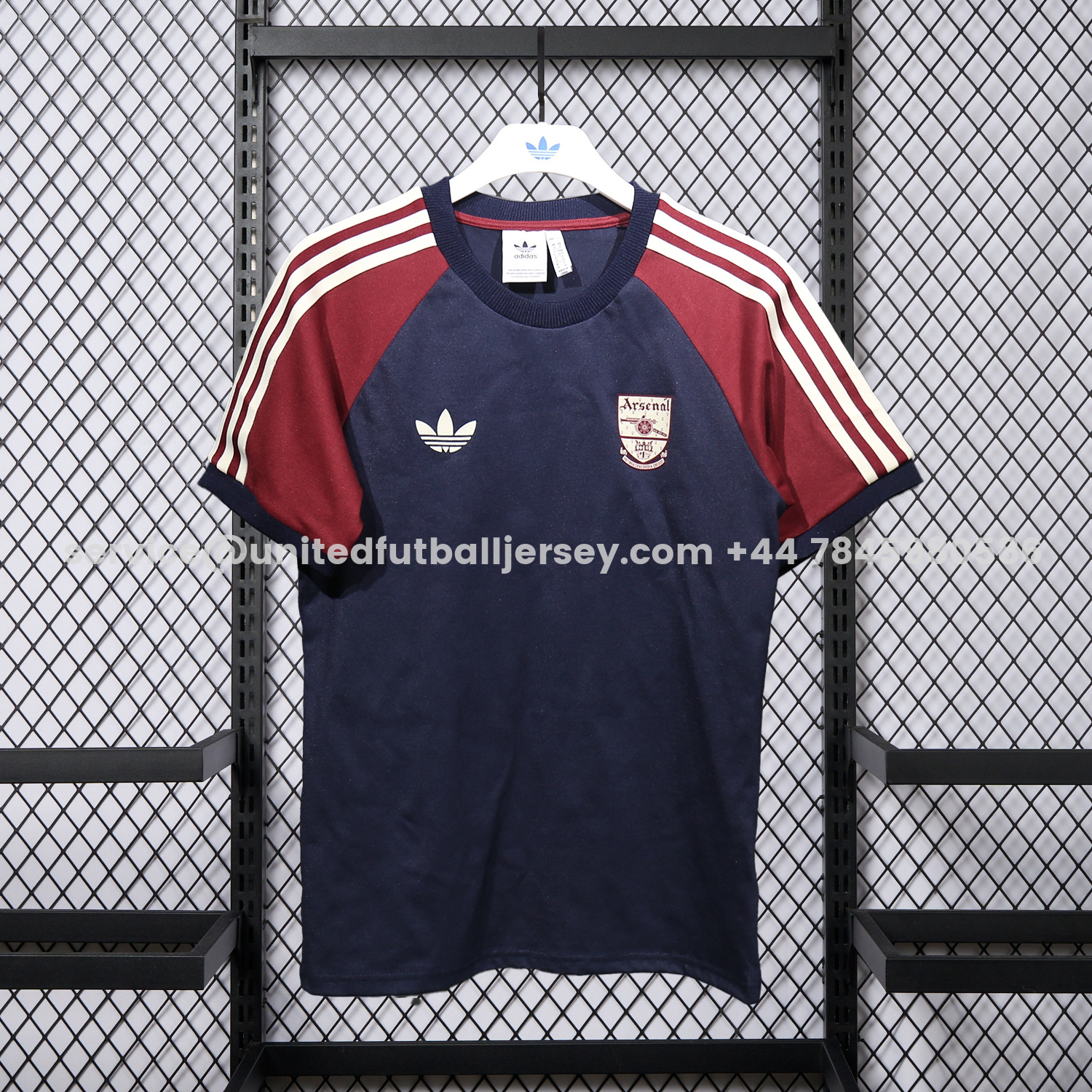 unitedfutballjersey-Arsenal 25-26 Vintage Originals Dark Blue T-shirts