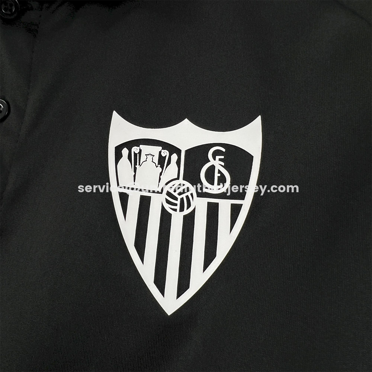 unitedfutballjersey-Sevilla 25-26 Black Travel Jersey - Fans Version