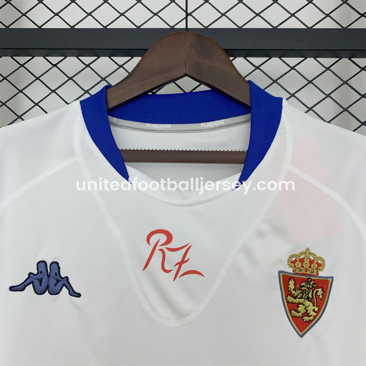 unitedfutballjersey-Retro Real Zaragoza 2001-02 Home Jersey