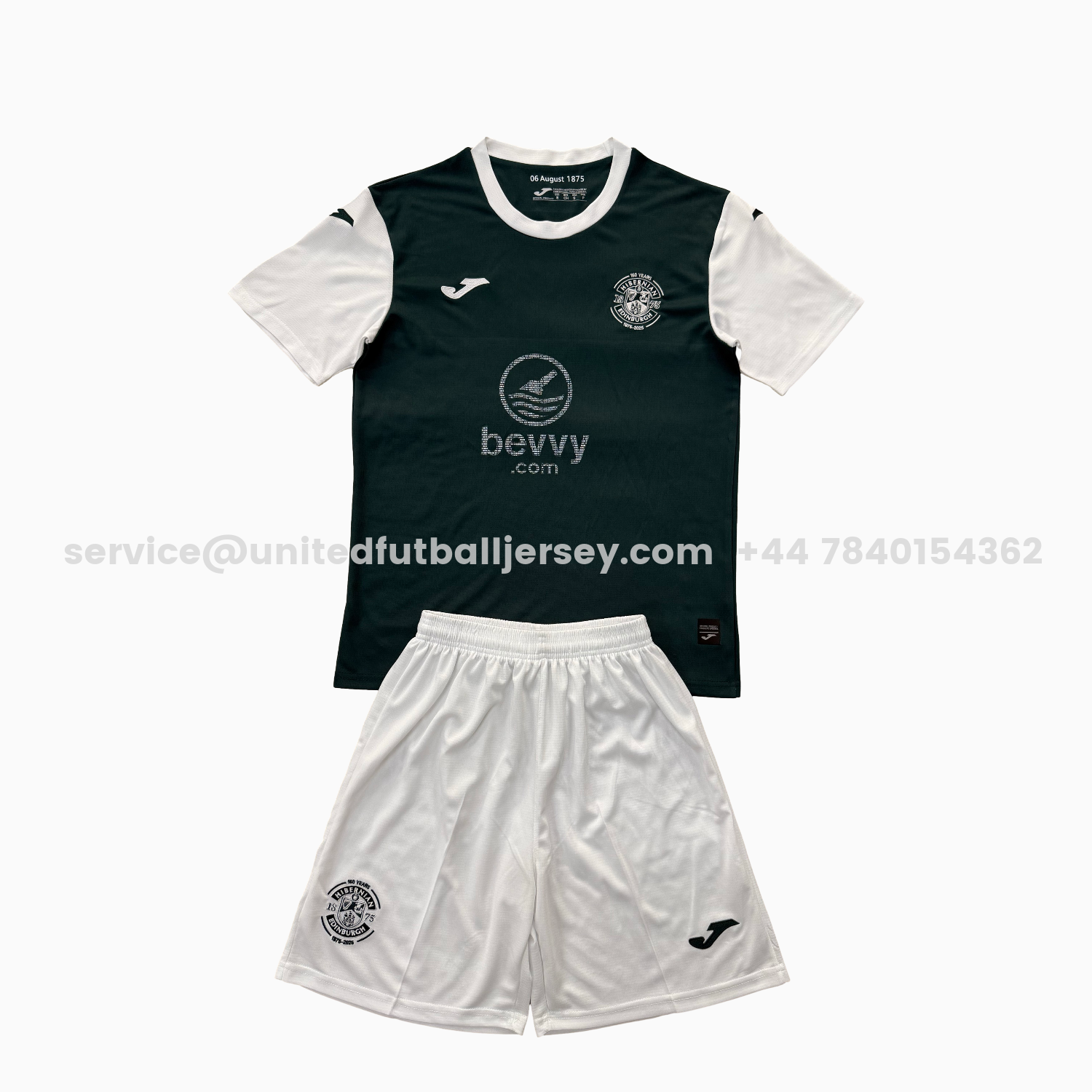 unitedfutballjersey-Hibernian 25-26 Home Men's Adult Jersey Set - Fans Version