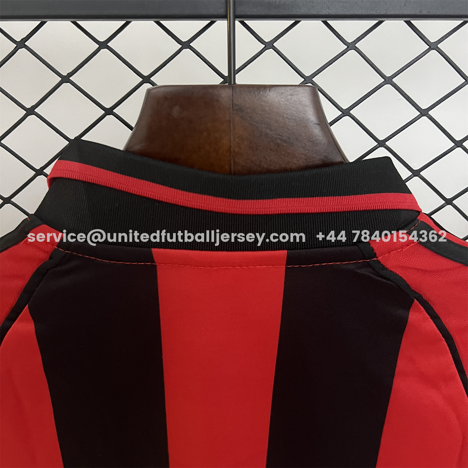 unitedfutballjersey-Retro AC Milan 1998-99 Home Kids Kit