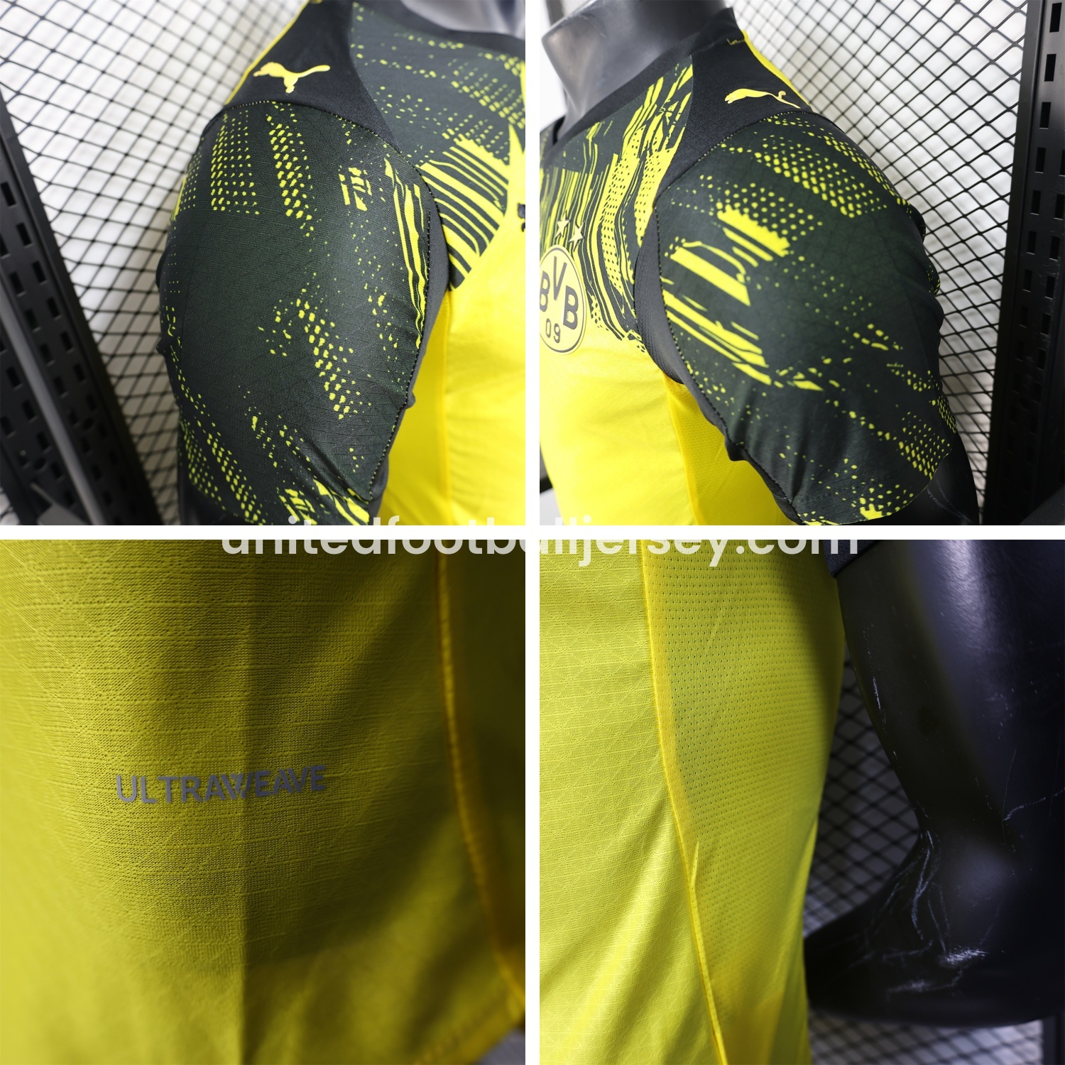 unitedfutballjersey-Dortmund 25-26 Home Unsponsored Jersey (Leaked Version) - Player Version