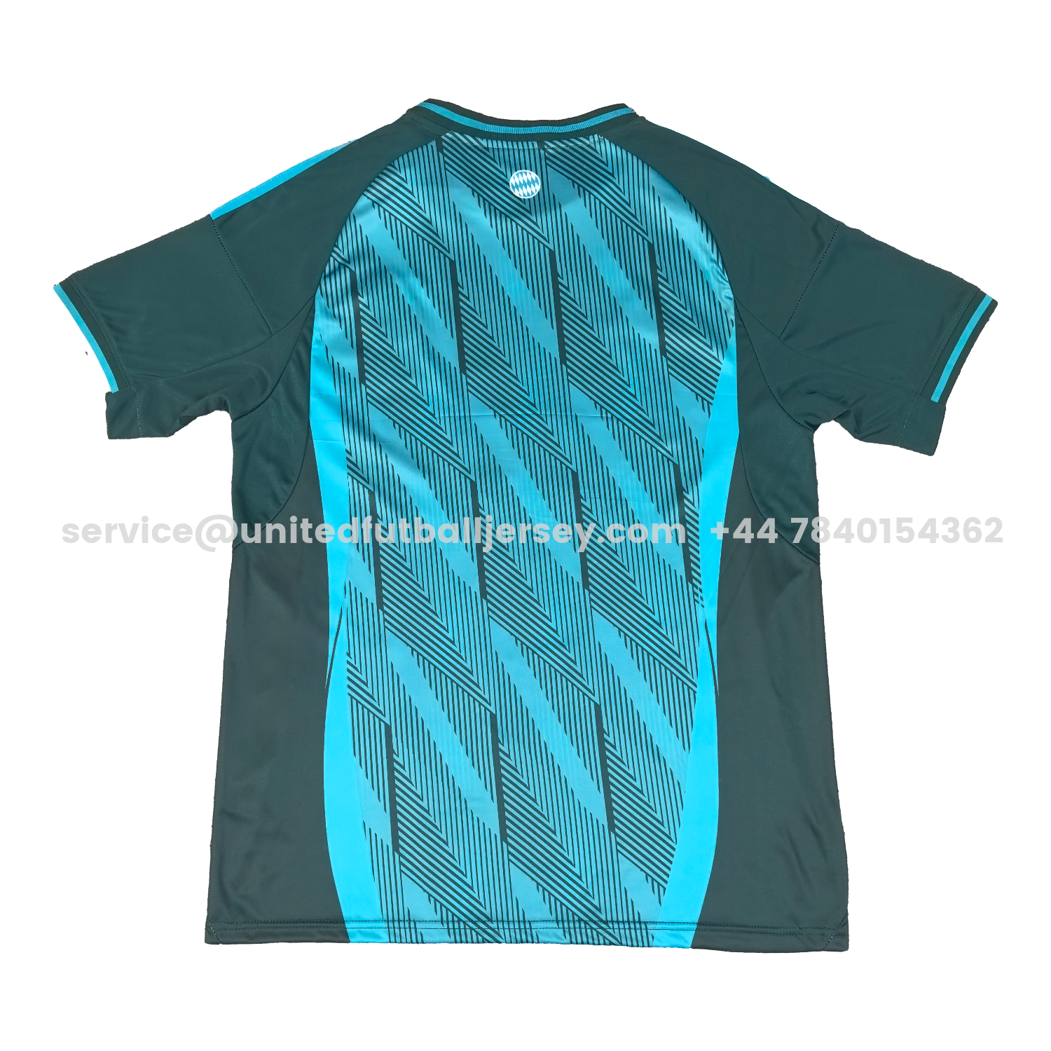 unitedfutballjersey-Bayern Munich 25-26 Deep Green Blue Lines Special Edition Jersey - Fans Version