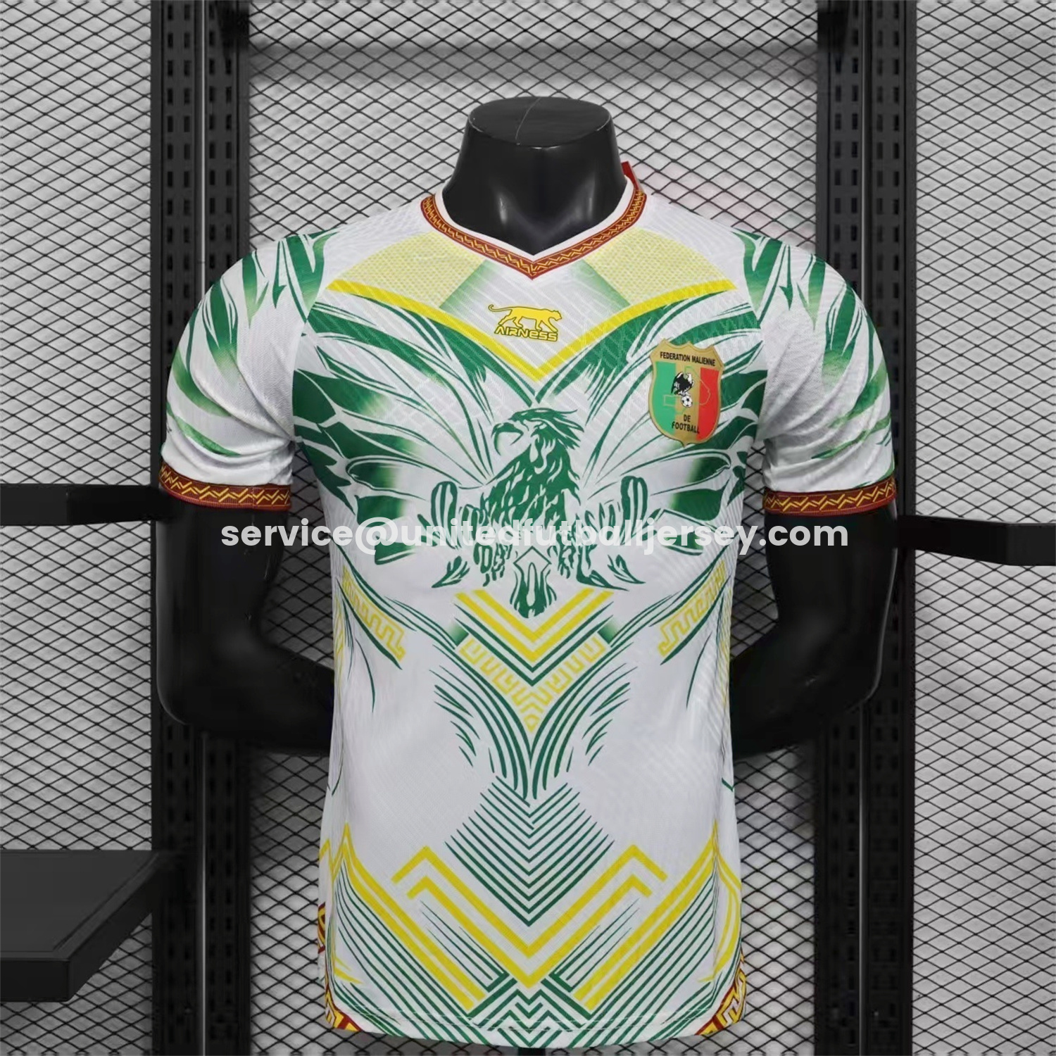 unitedfutballjersey-Mali 2026 Eagle White Jersey - Player Version