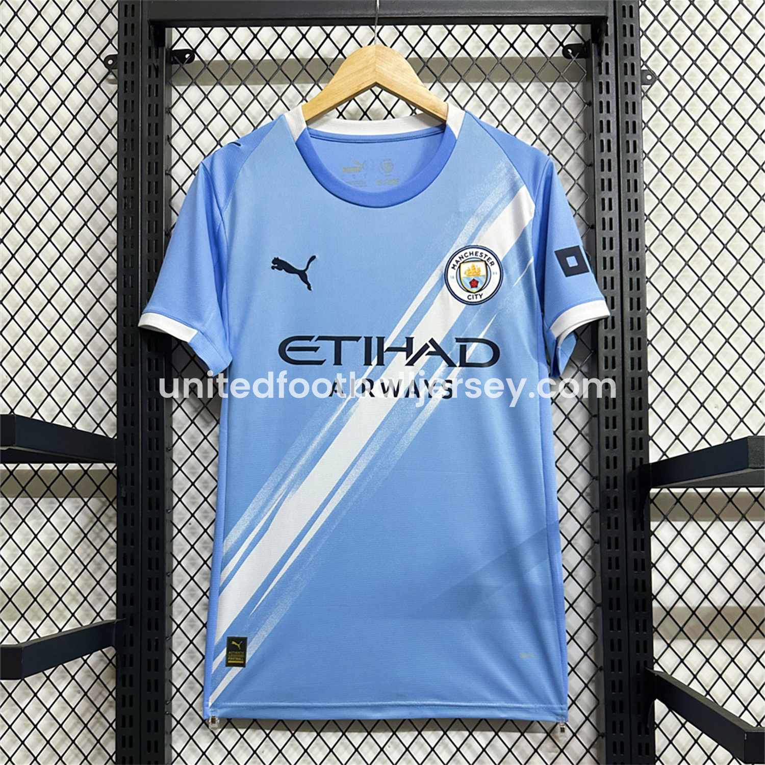 unitedfutballjersey-Manchester City 25-26 Home Jersey - Fans Version