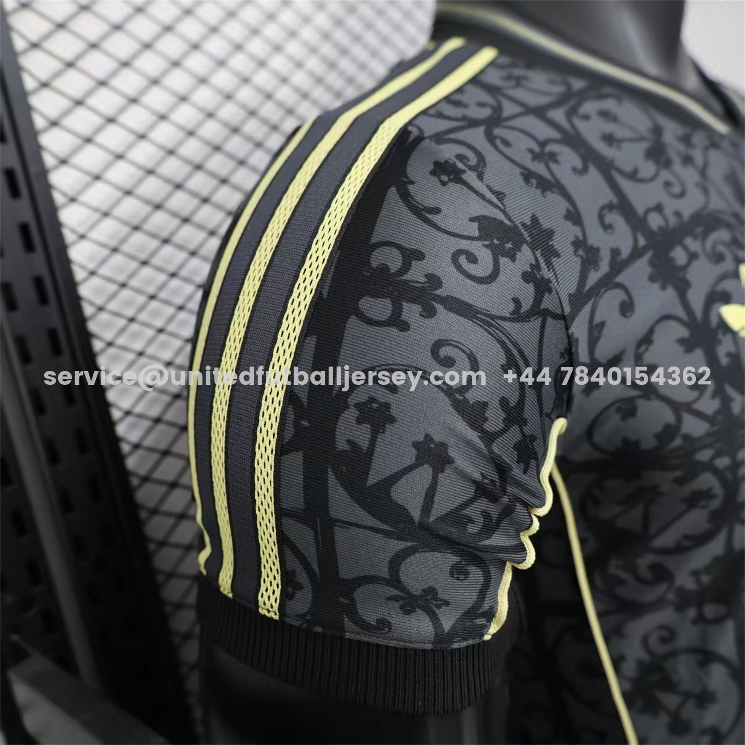 unitedfutballjersey-Liver.pool 25-26 Black Floral Pattern Special Jersey - Player Version