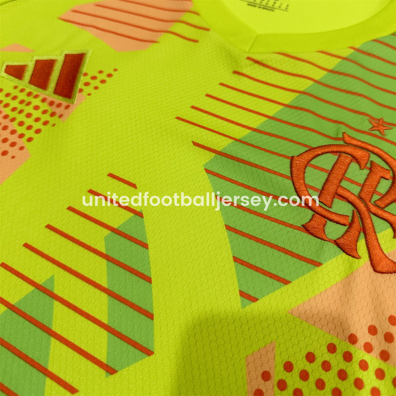unitedfutballjersey-Flamengo 25-26 Yellow Green Goalkeeper Jersey - Fans Version