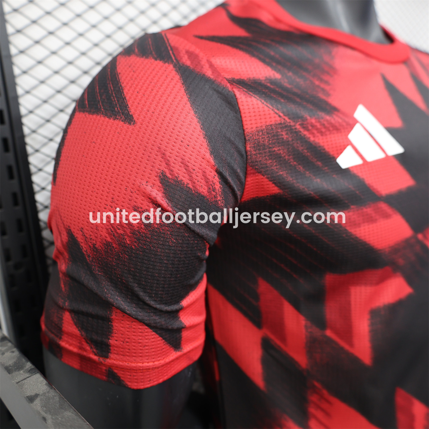 unitedfutballjersey-Manchester United 25-26 Red Pre-match Training Jersey - Player Version