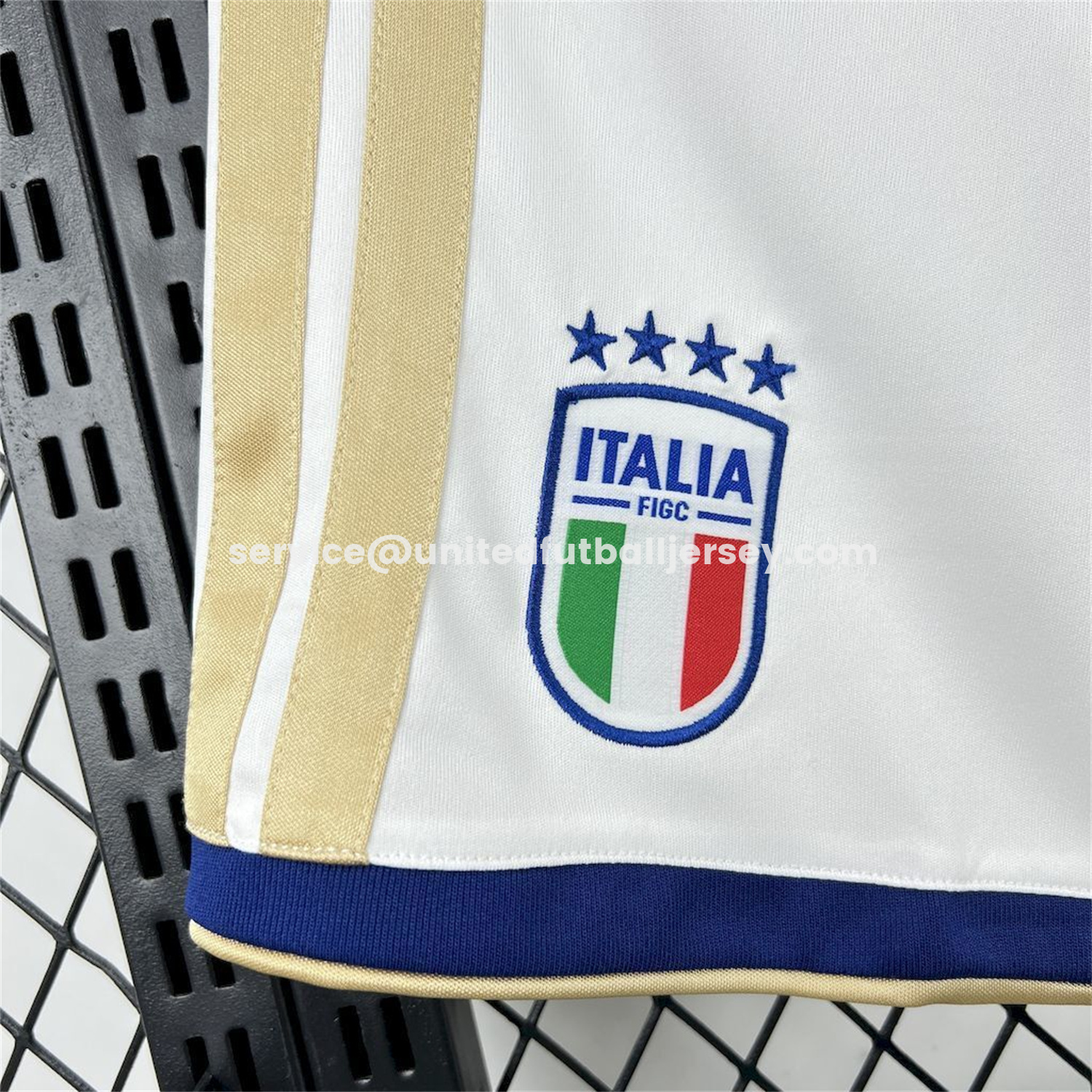 unitedfutballjersey-Italy 2026 Home White Shorts - Fans Version