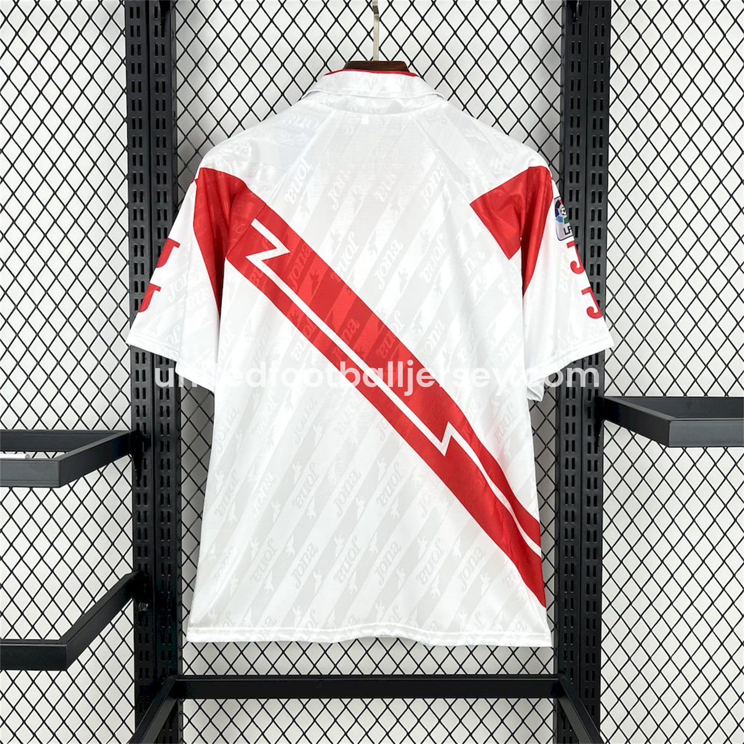 unitedfutballjersey-Retro Rayo Vallecano 1994-95 Home Jersey