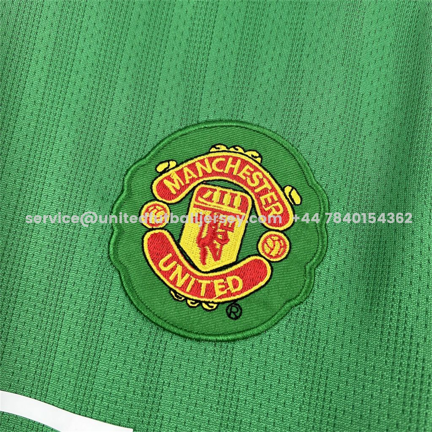 unitedfutballjersey-Retro Manchester United 2007-08 Green Goalkeeper Jersey