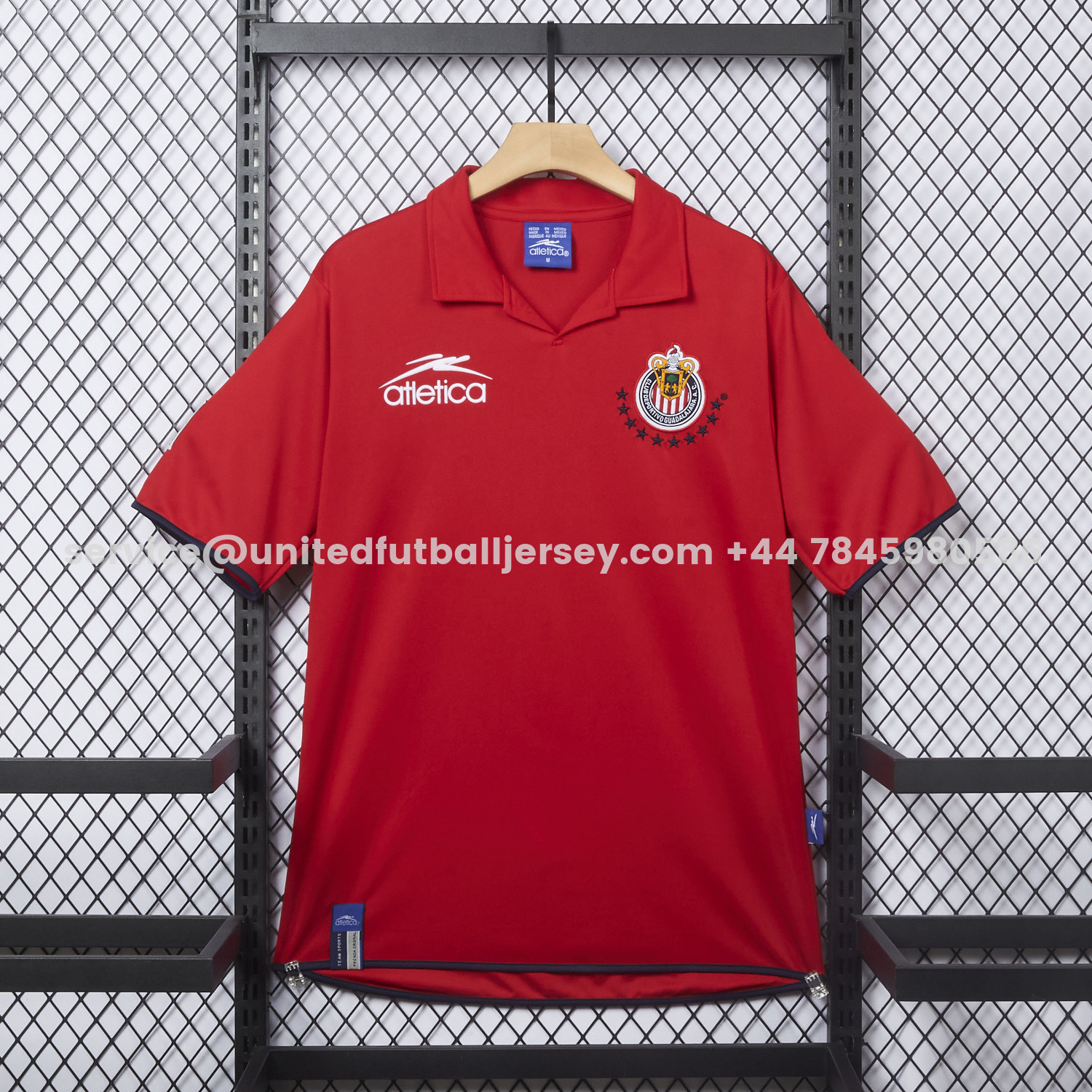 unitedfutballjersey-Retro Chivas de Guadalajara 2003-04 Third Red Jersey
