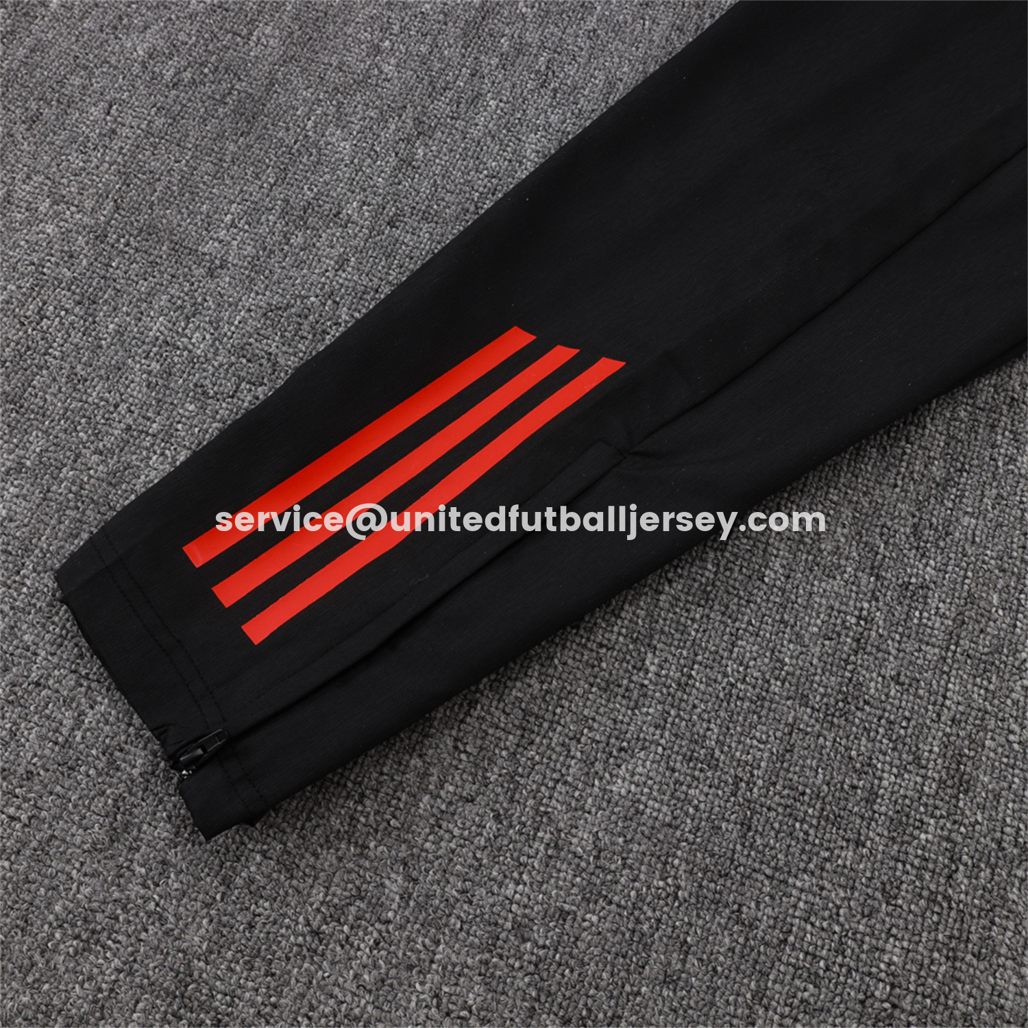 unitedfutballjersey-Ajax 25-26 Windbreaker Training Set - Black Top and Pants