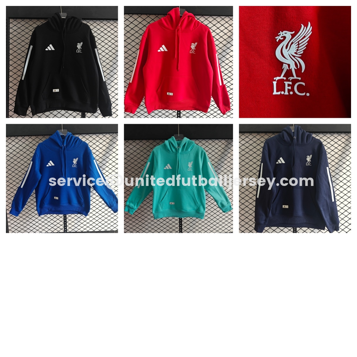 unitedfutballjersey-Liver.pool 25-26 Home Unisex Pullover Hoodie
