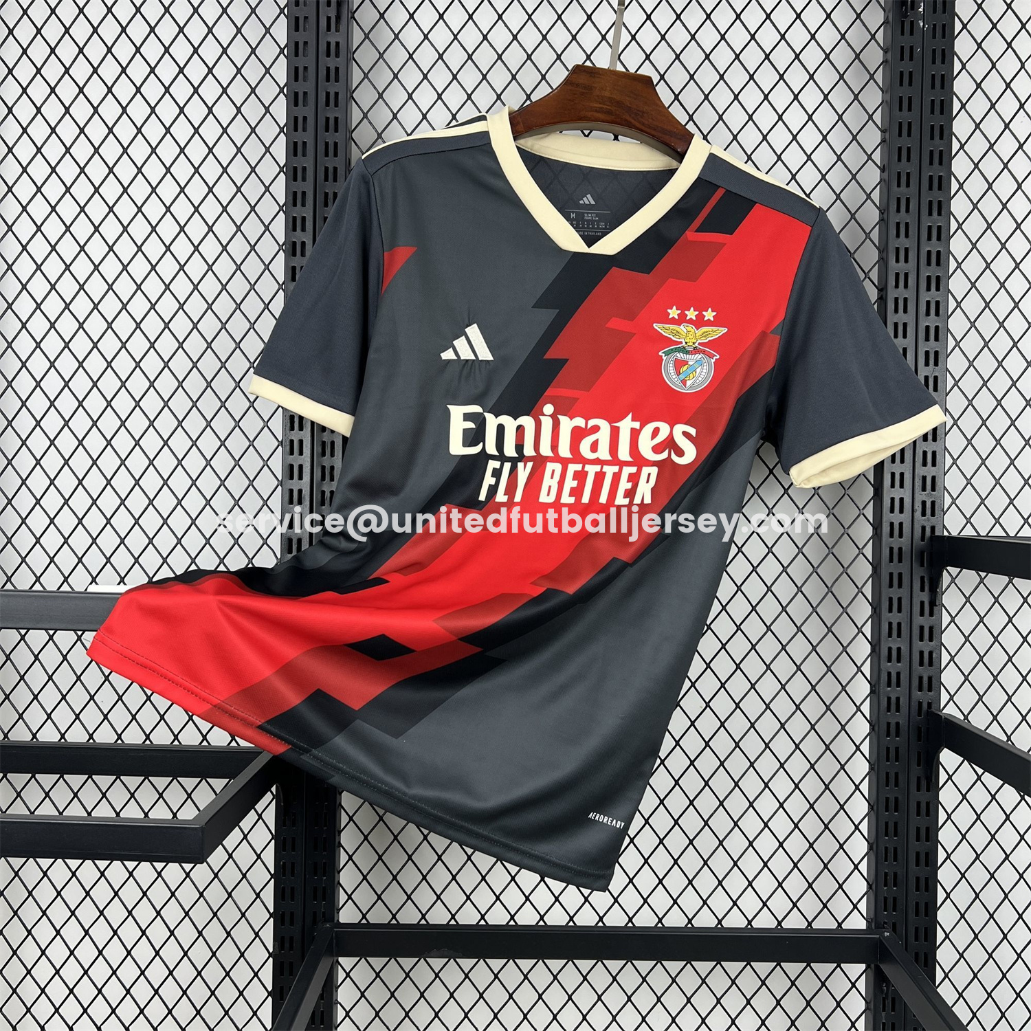 unitedfutballjersey-Benfica 25-26 Red And Grey Special Jersey - Fans Version