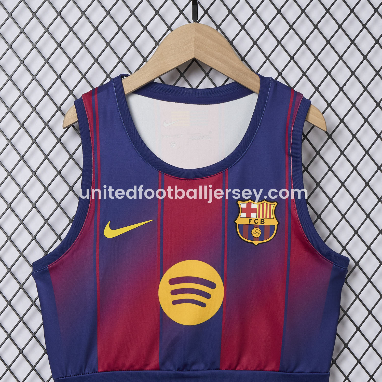 unitedfutballjersey-Women's Barcelona 25-26 Home Yoga Vest