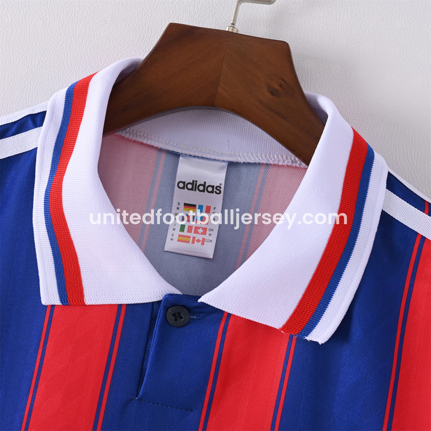 unitedfutballjersey-Retro Bayern Munich 95-97 Home Stadium Jersey