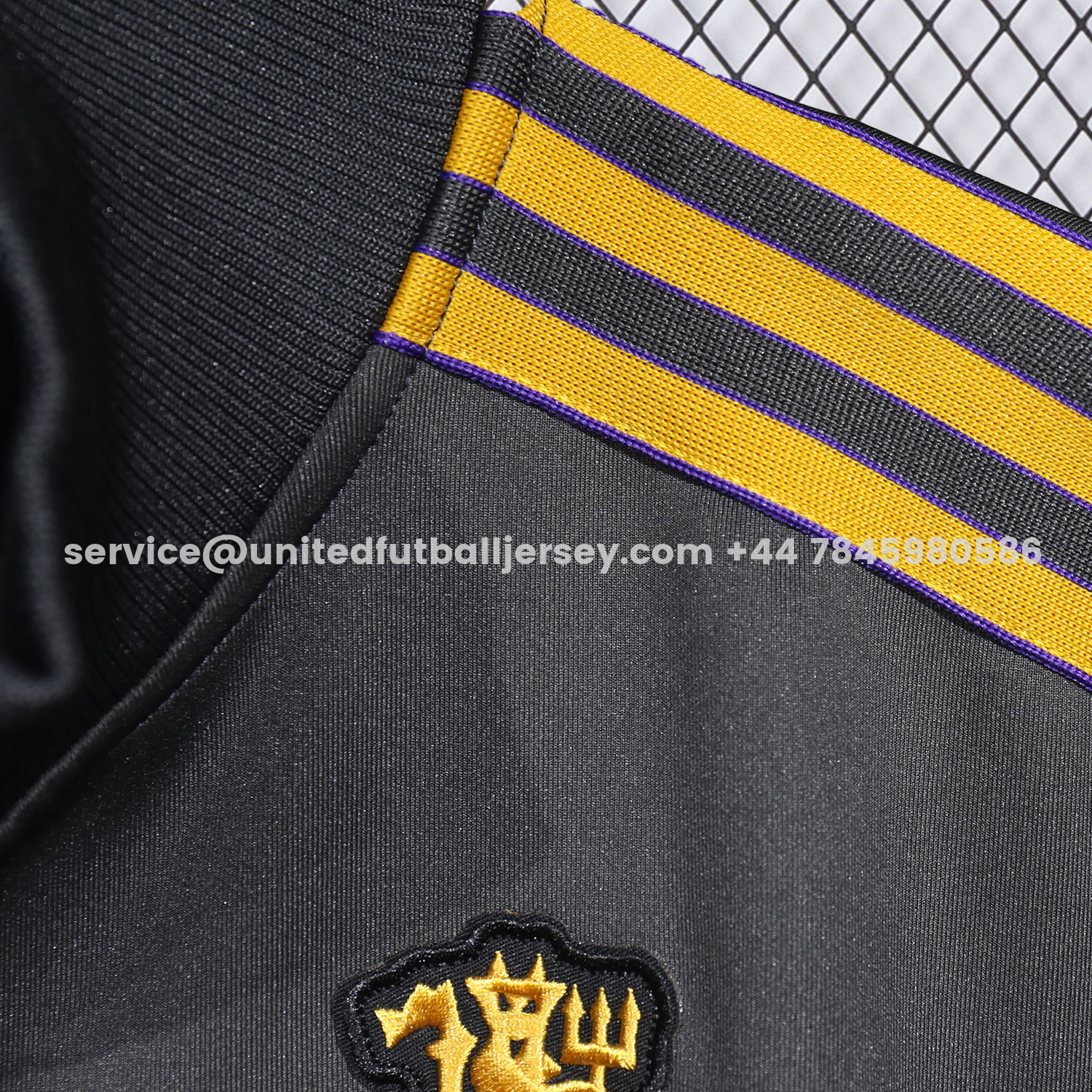 unitedfutballjersey-Manchester United 25-26 Pure Color Training Set - Black Top and Black Pants