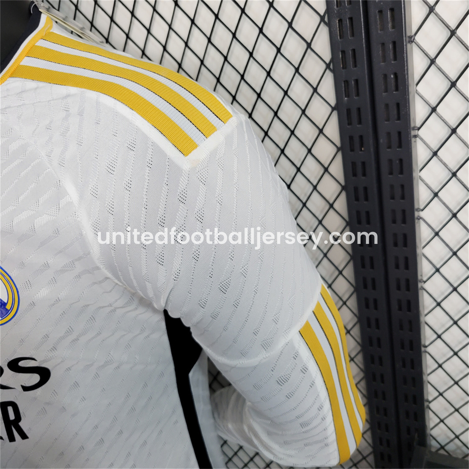 unitedfutballjersey-Retro Real Madrid 2023-24 Home Long Sleeves Jersey - Player Version
