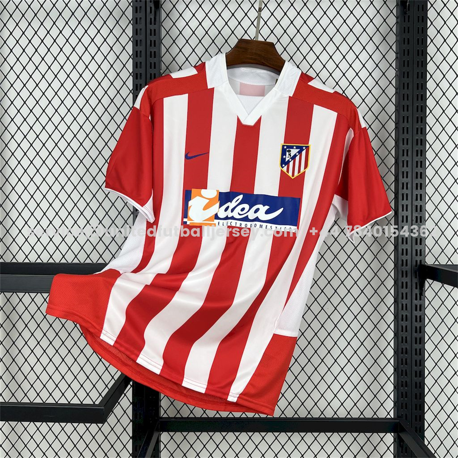 unitedfutballjersey-Retro Atletico Madrid 2002-03 Home Jersey