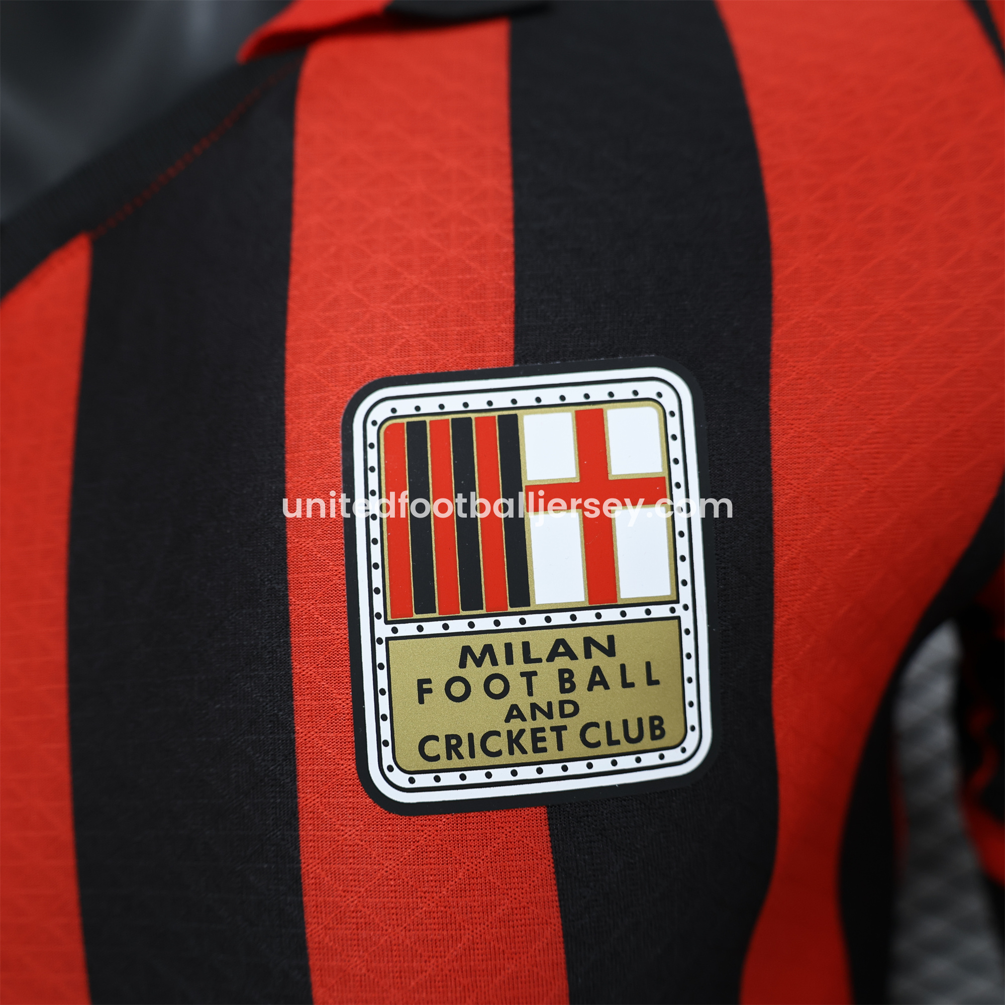 unitedfutballjersey-AC Milan 24-25 125th Anniversary Red Jersey - Player Version