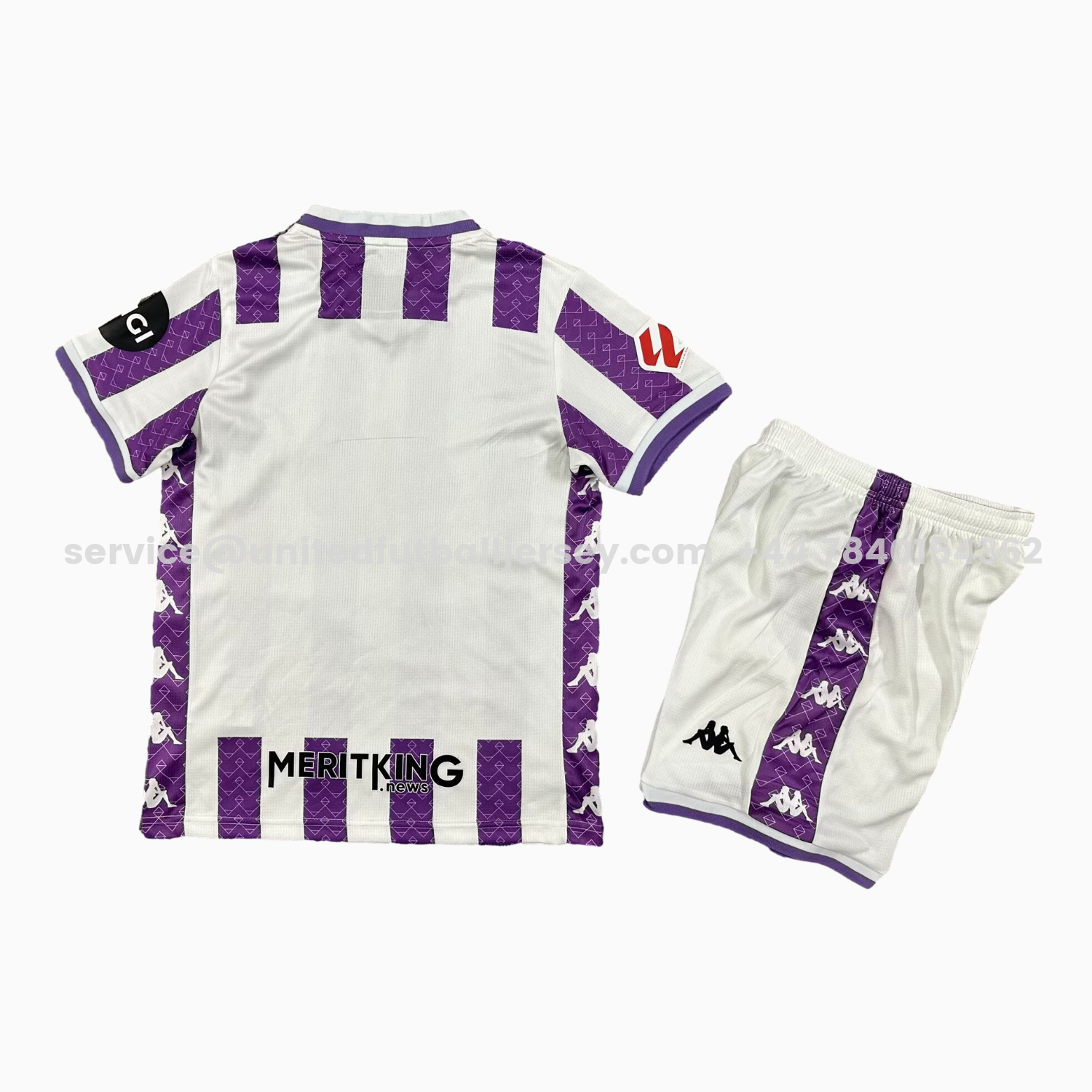 unitedfutballjersey-Real Valladolid 25-26 Home Kids Kit