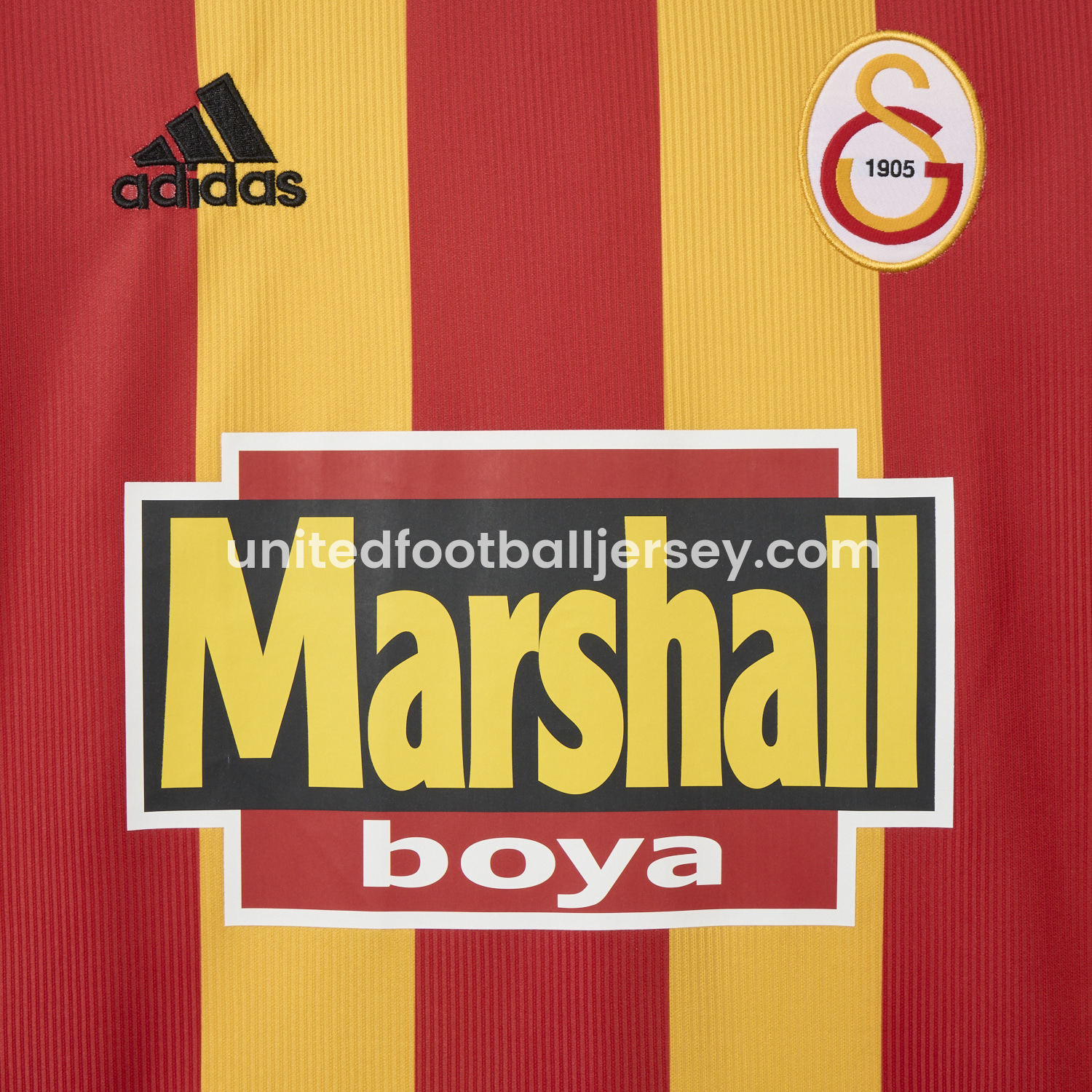 unitedfutballjersey-Retro Galatasaray 1999-00 Home Long Sleeves Jersey