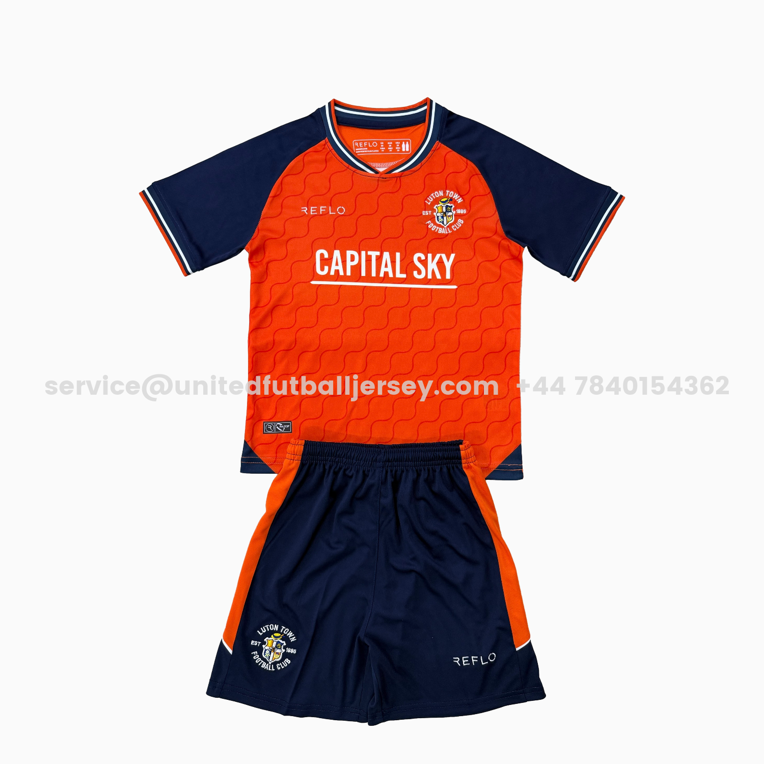 unitedfutballjersey-Luton Town 25-26 Home Men's Adult Jersey Set - Fans Version