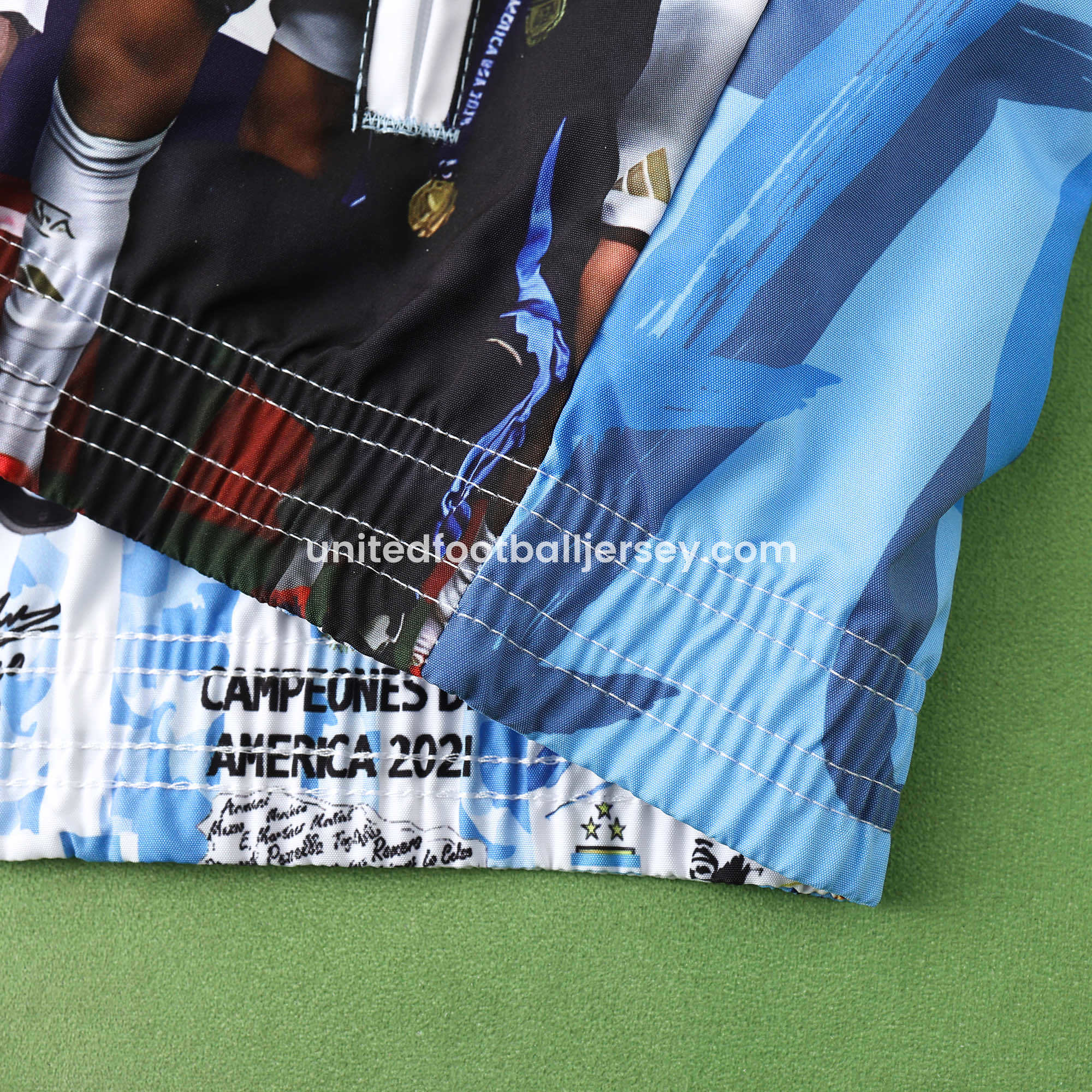 unitedfutballjersey-Argentina 24-25 Blue Double Sided Reversible Windbreaker - 2024 Copa America Championship