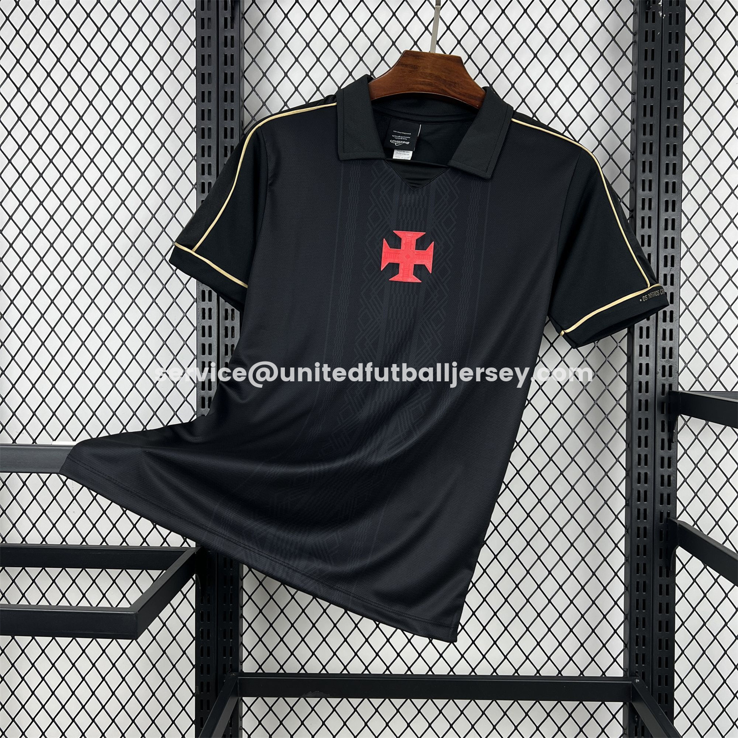 unitedfutballjersey-Vasco da Gama 25-26 Black Special Jersey - Fans Version