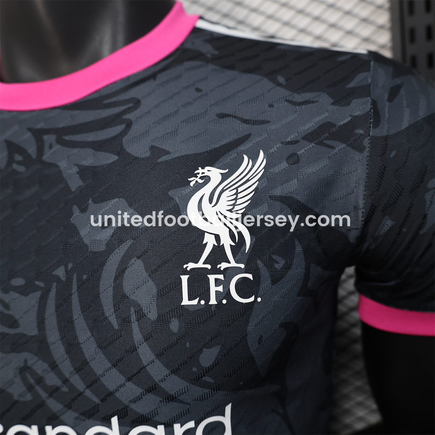 unitedfutballjersey-Liver.pool 25-26 Red White Liver.pool Bird Black Special Jersey - Player Version