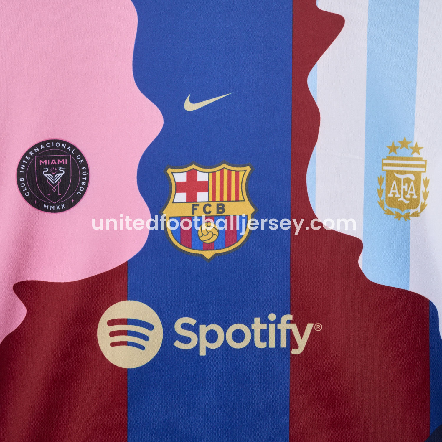 unitedfutballjersey-Messi Career Commemorative Jersey - Fans Version - Barcelona Argentina Paris Saint-Germain PSG INT M.A.M